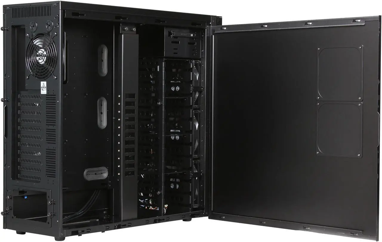 Alt view image 5 of 10 - LIAN LI PC-A76 Black Aluminum ATX Full Tower Computer Case