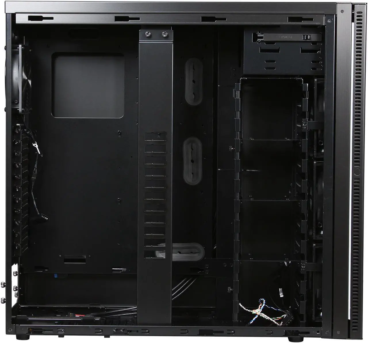 Alt view image 6 of 10 - LIAN LI PC-A76 Black Aluminum ATX Full Tower Computer Case