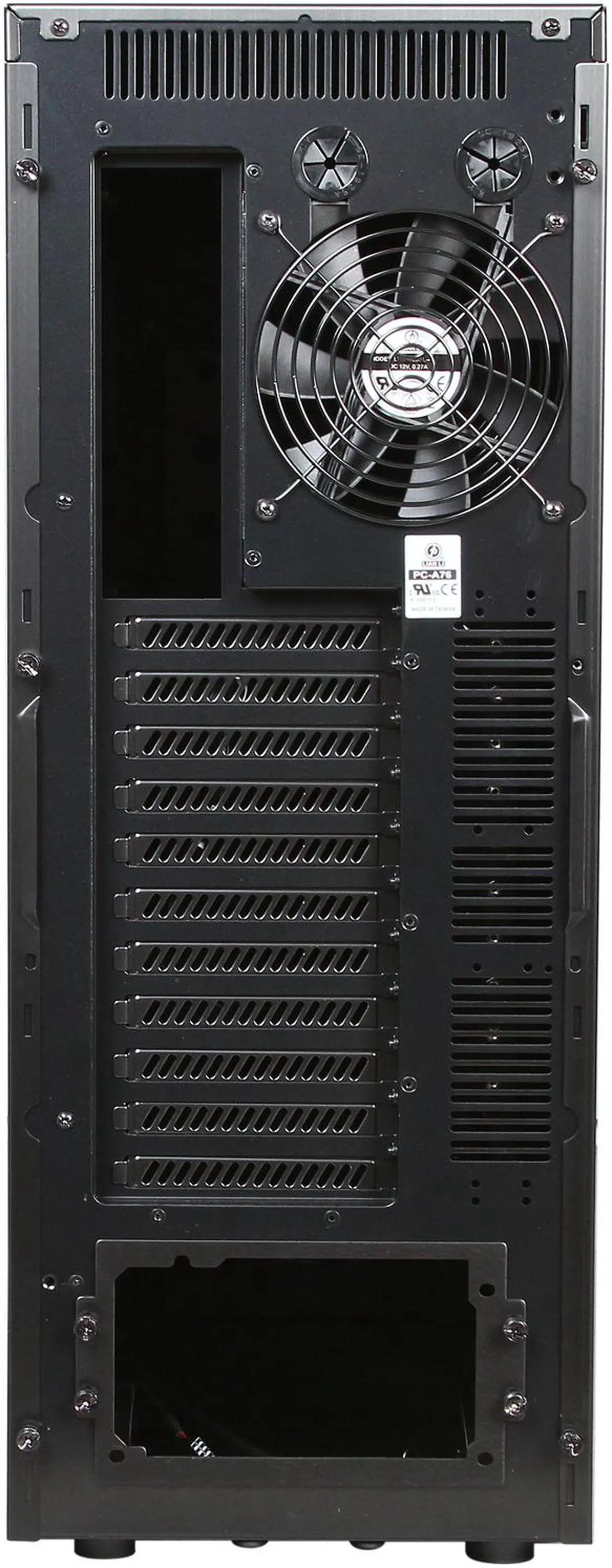 Alt view image 9 of 10 - LIAN LI PC-A76 Black Aluminum ATX Full Tower Computer Case