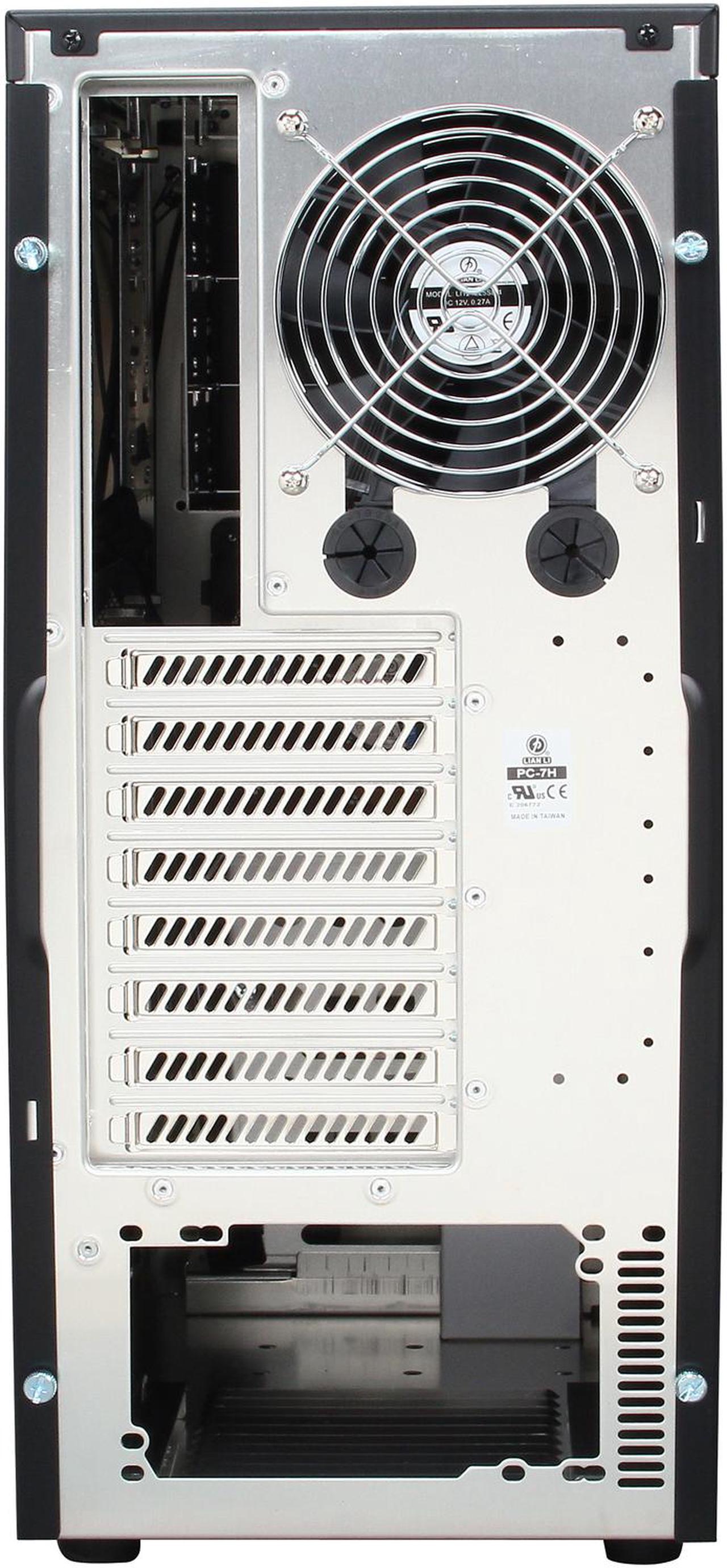 Alt view image 9 of 10 - LIAN LI PC-7HB Black Aluminum ATX Mid Tower Computer Case