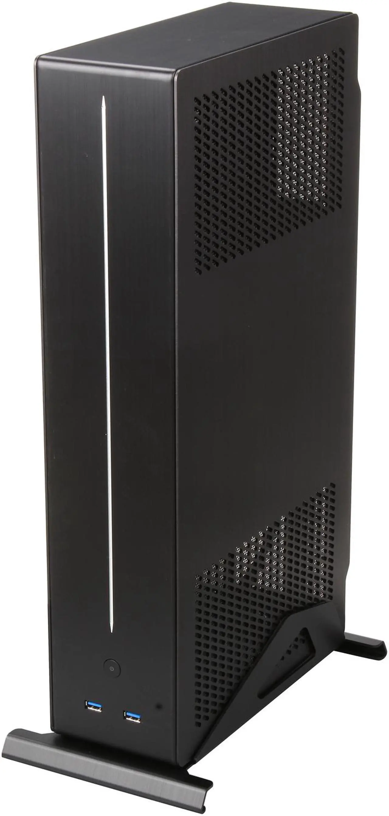 Alt view image 3 of 8 - Lian Li PC-Q19B Black Aluminum Mini-ITX Tower Chassis