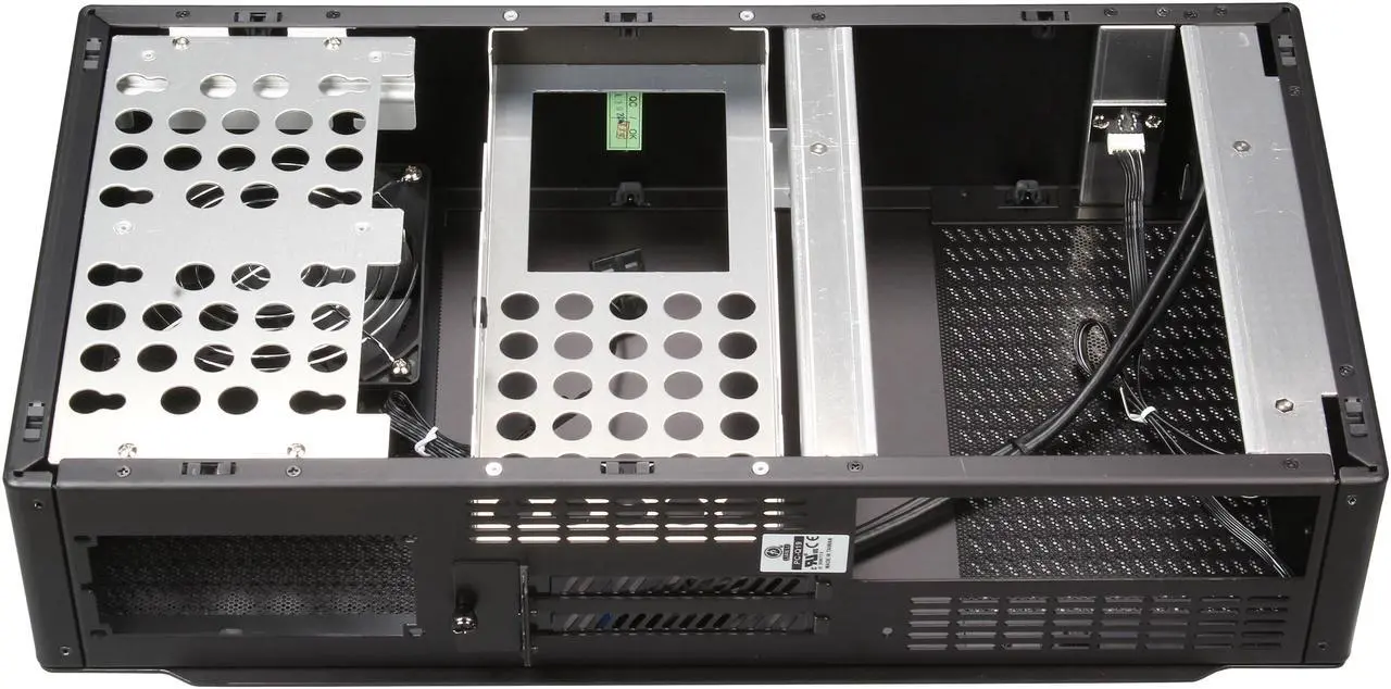 Alt view image 6 of 8 - Lian Li PC-Q19B Black Aluminum Mini-ITX Tower Chassis