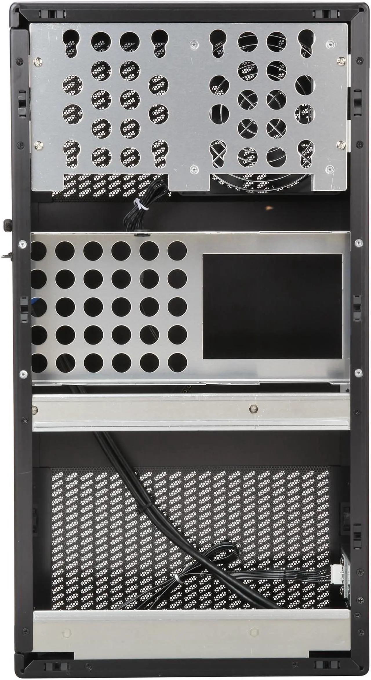 Alt view image 7 of 8 - Lian Li PC-Q19B Black Aluminum Mini-ITX Tower Chassis