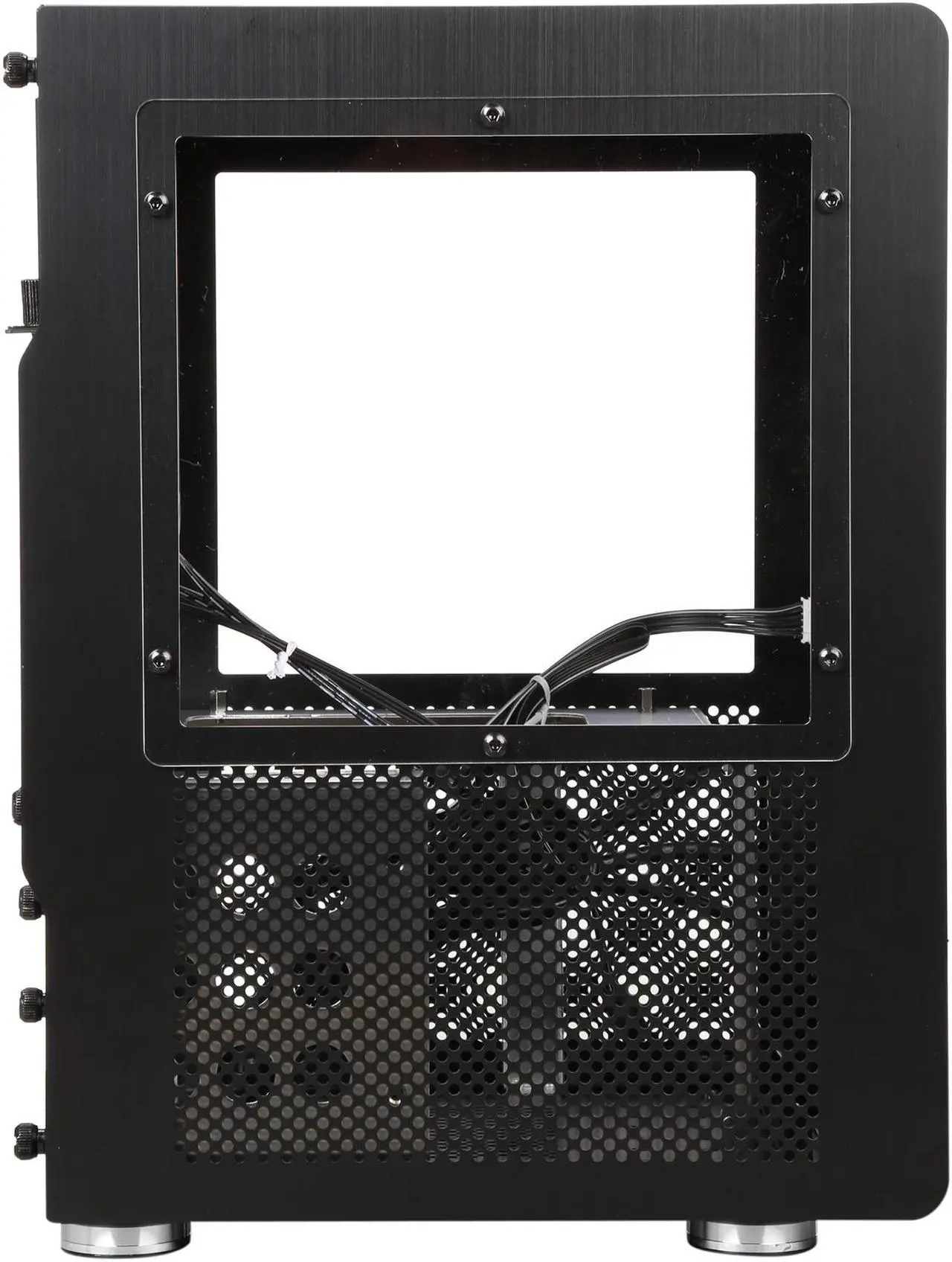 Alt view image 5 of 9 - LIAN LI PC-Q33WB Black Aluminum Mini-ITX Tower Computer Case