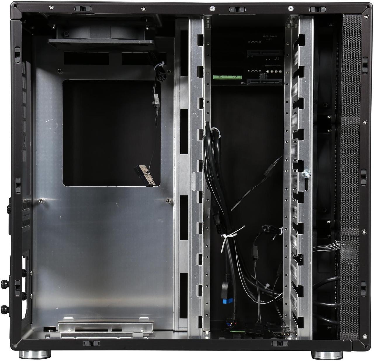 Alt view image 7 of 9 - LIAN LI PC-Q26B Black Aluminum Mini-ITX Computer Case