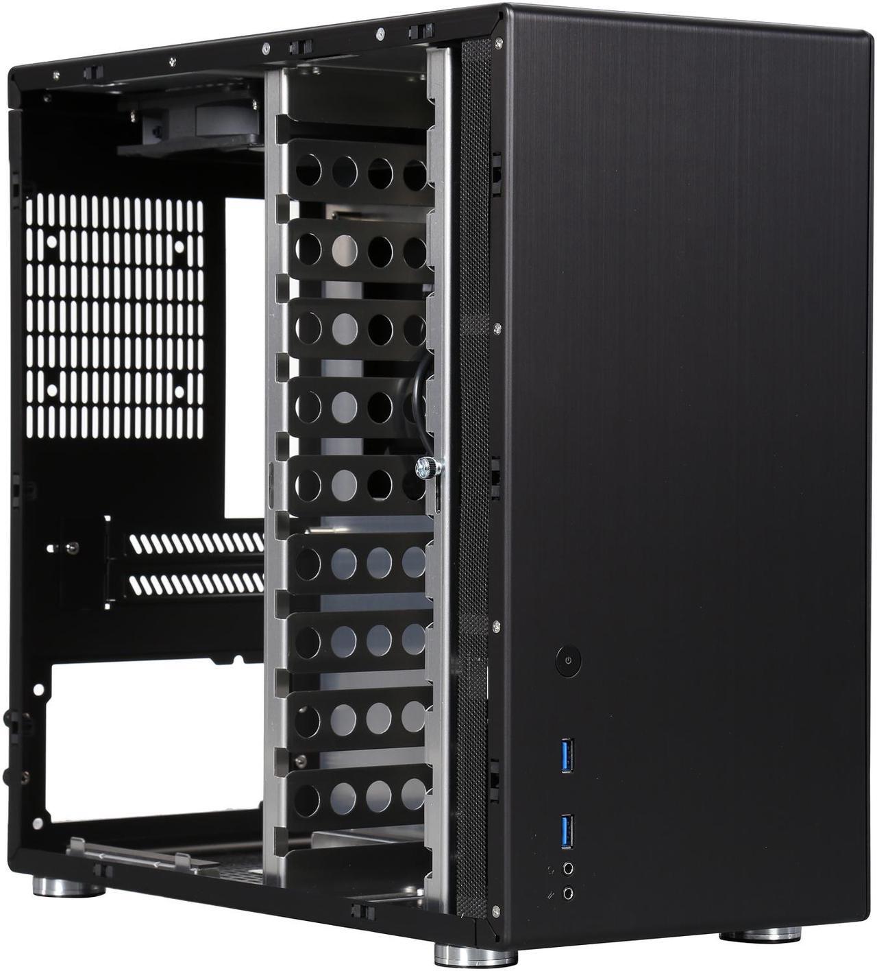 Alt view image 8 of 9 - LIAN LI PC-Q26B Black Aluminum Mini-ITX Computer Case