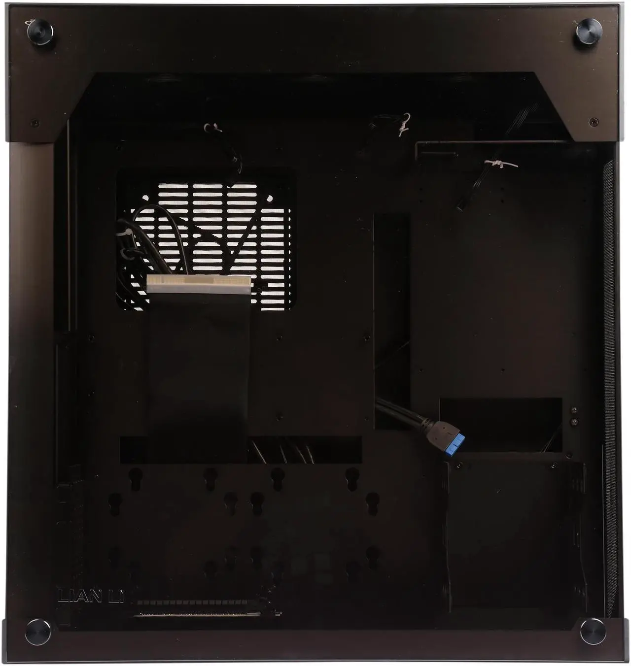 Alt view image 4 of 9 - LIAN LI PC-O6SX Black Side Panel: Tempered Glass Body Material: Aluminum Micro ATX Mid Tower Computer Case