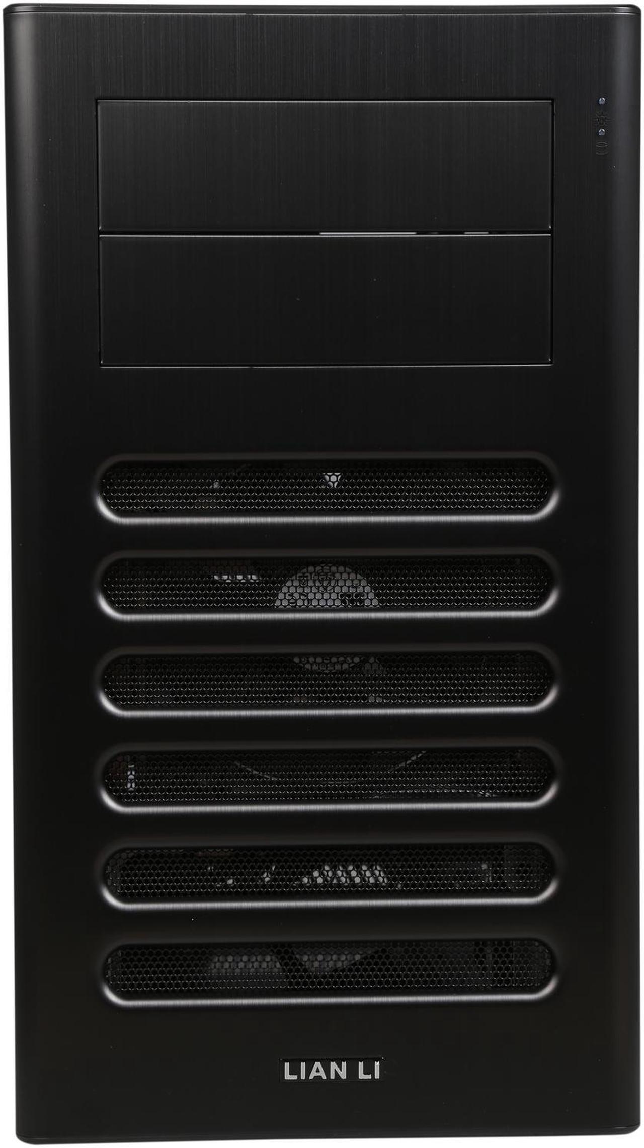 Alt view image 3 of 9 - LIAN LI PC-A56B Black Aluminum ATX Mid Tower Computer Case ATX PSU (Not Included) Power Supply
