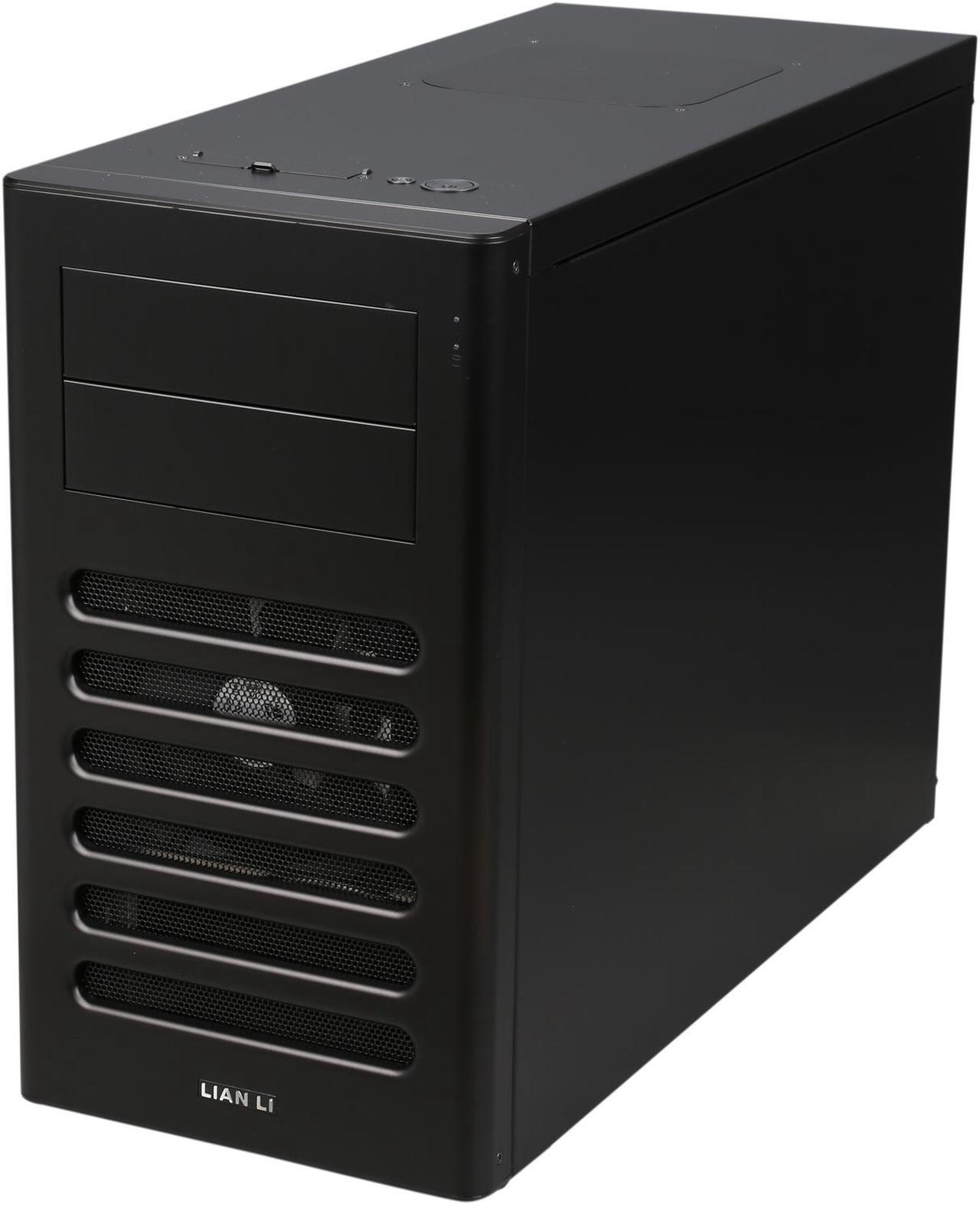 Alt view image 4 of 9 - LIAN LI PC-A56B Black Aluminum ATX Mid Tower Computer Case ATX PSU (Not Included) Power Supply