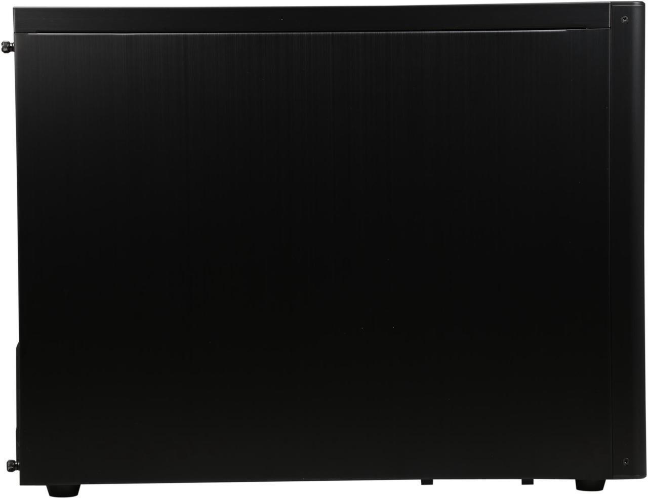 Alt view image 5 of 9 - LIAN LI PC-A56B Black Aluminum ATX Mid Tower Computer Case ATX PSU (Not Included) Power Supply