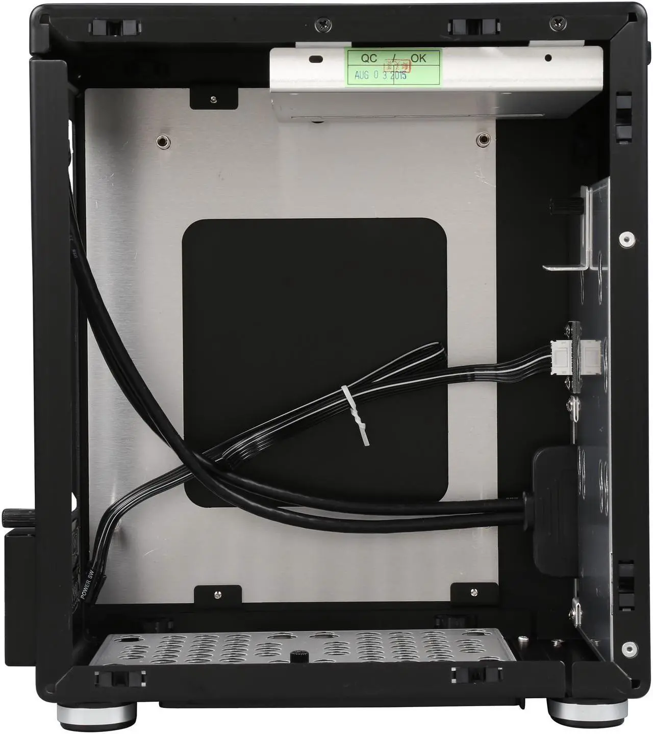 Alt view image 7 of 9 - LIAN LI PC-Q21B Black Aluminum Mini-ITX Computer Case SFX PSU (Optional) Power Supply