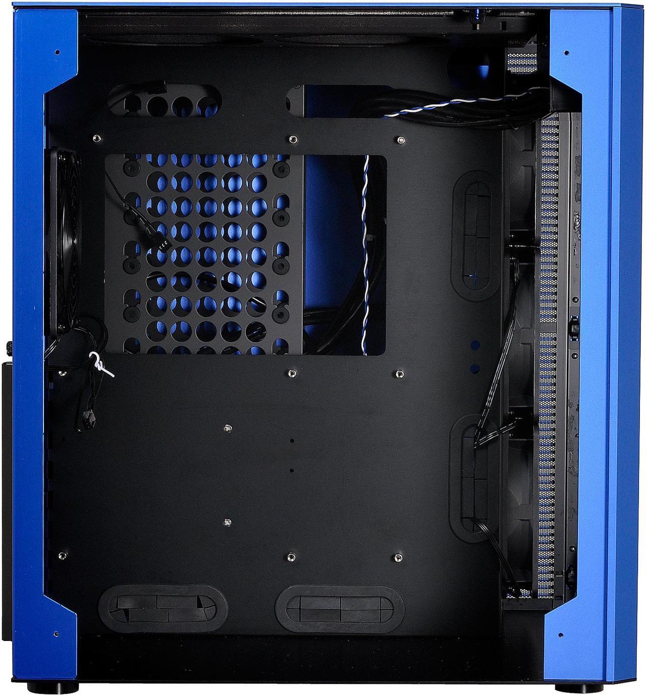 Alt view image 3 of 8 - LIAN LI PC-O8WBU Blue Aluminum ,and Tempered glass Computer Case