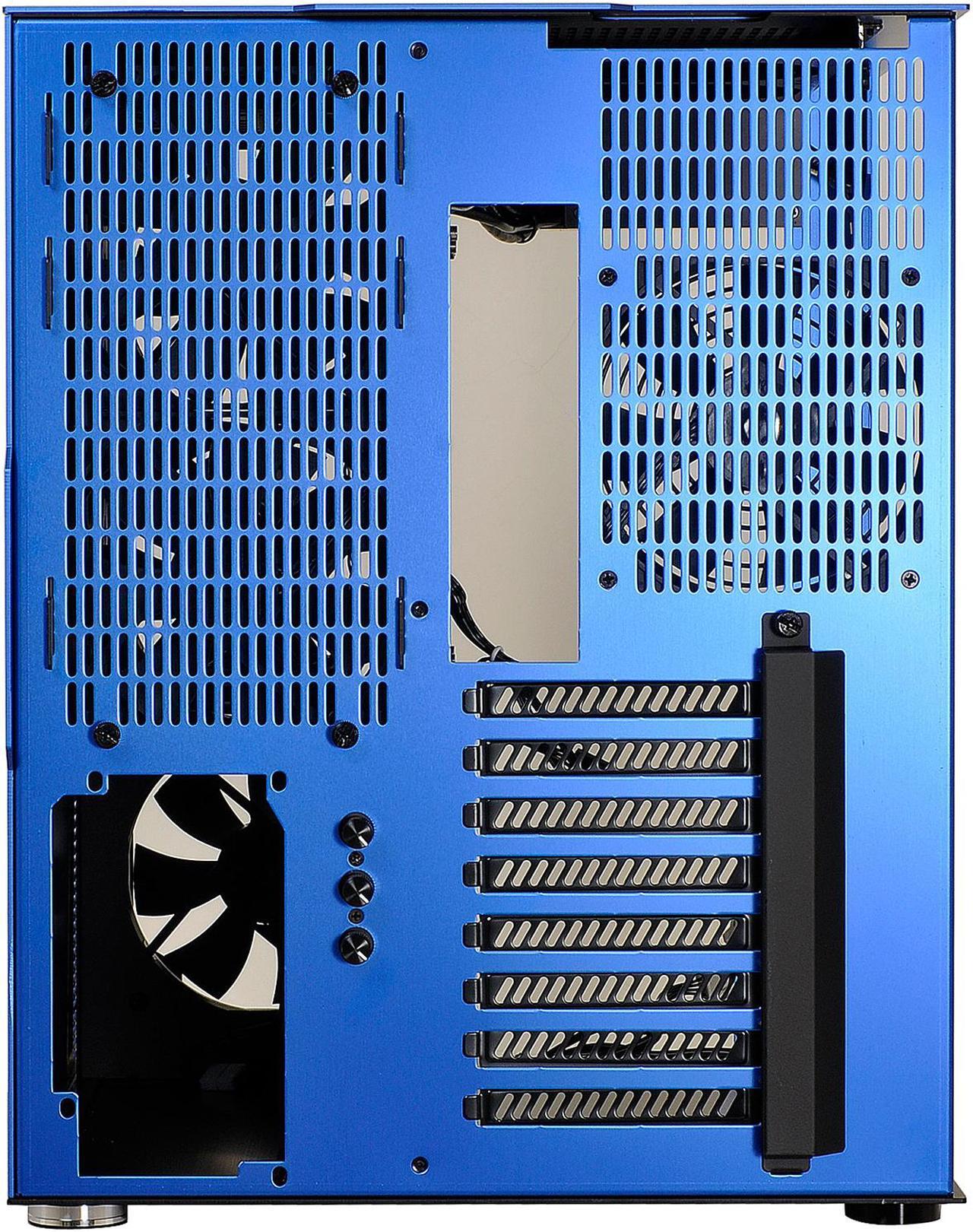 Alt view image 7 of 8 - LIAN LI PC-O8WBU Blue Aluminum ,and Tempered glass Computer Case