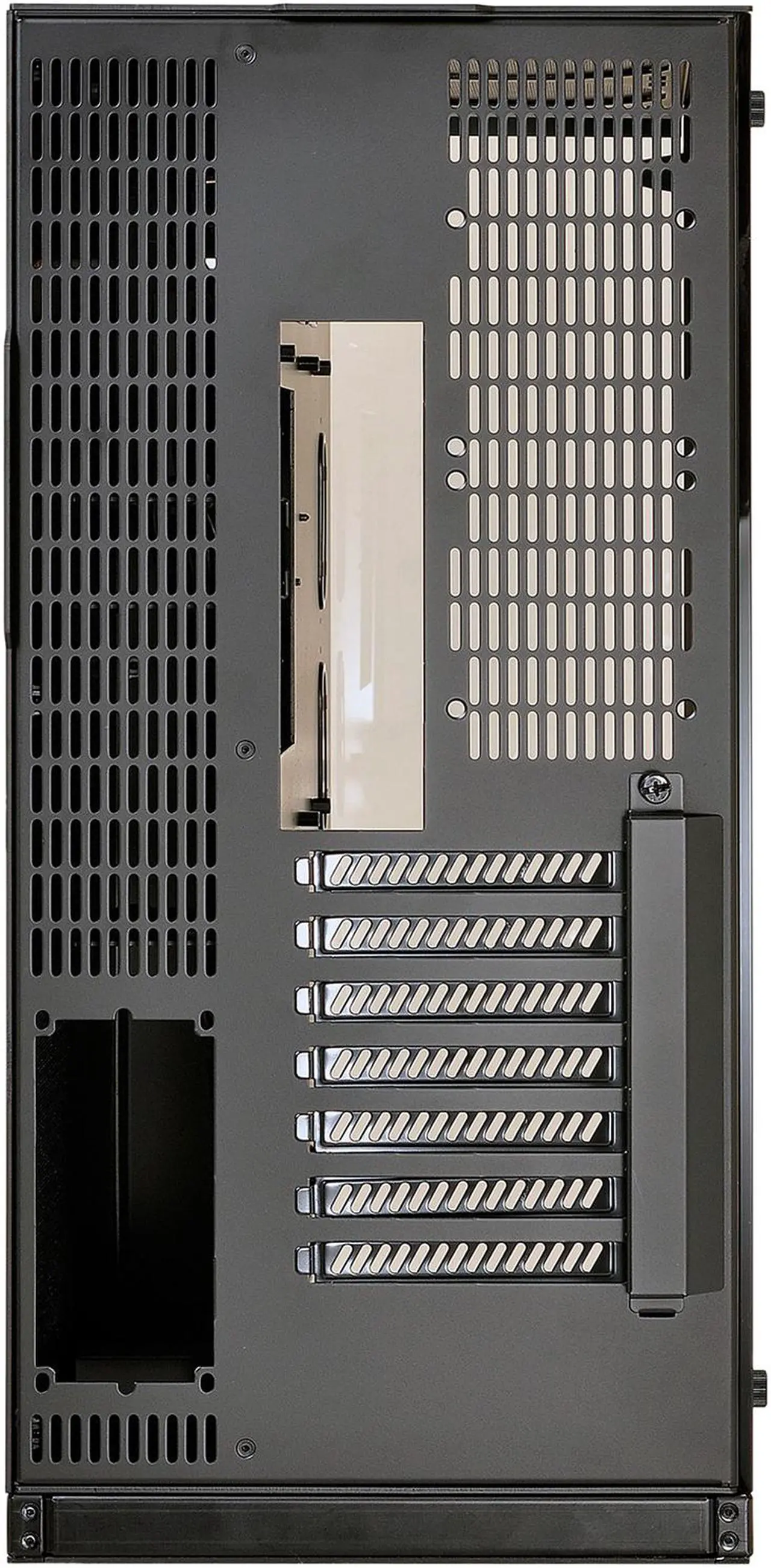 Alt view image 7 of 8 - LIAN LI PC-O10WX Black Aluminum / Tempered Glass ATX Super Tower Computer Case SFX PSU (Optional) Power Supply