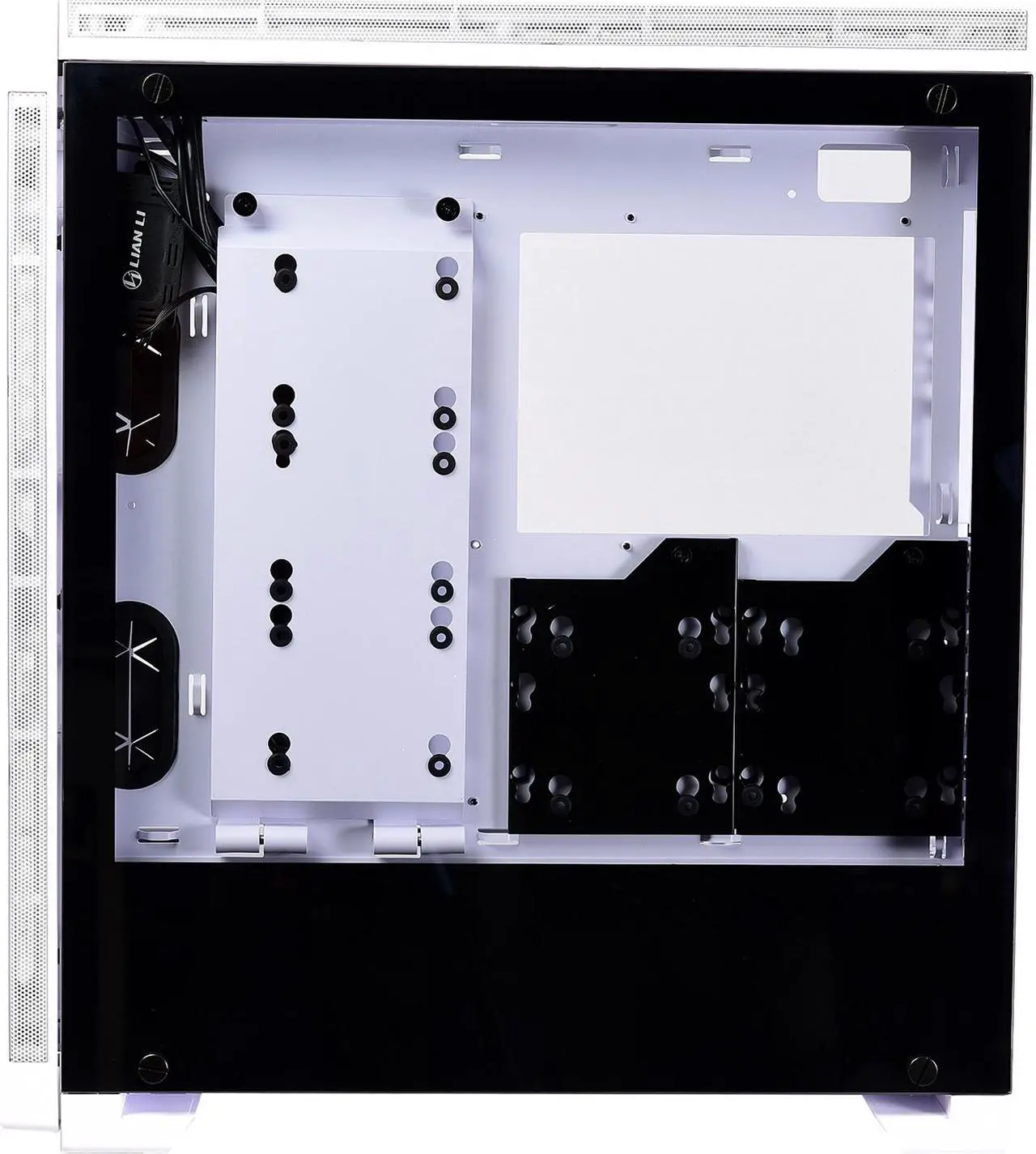 Alt view image 7 of 17 - LIAN LI ALPHA 550W White SECC ATX Mid Tower Computer Case