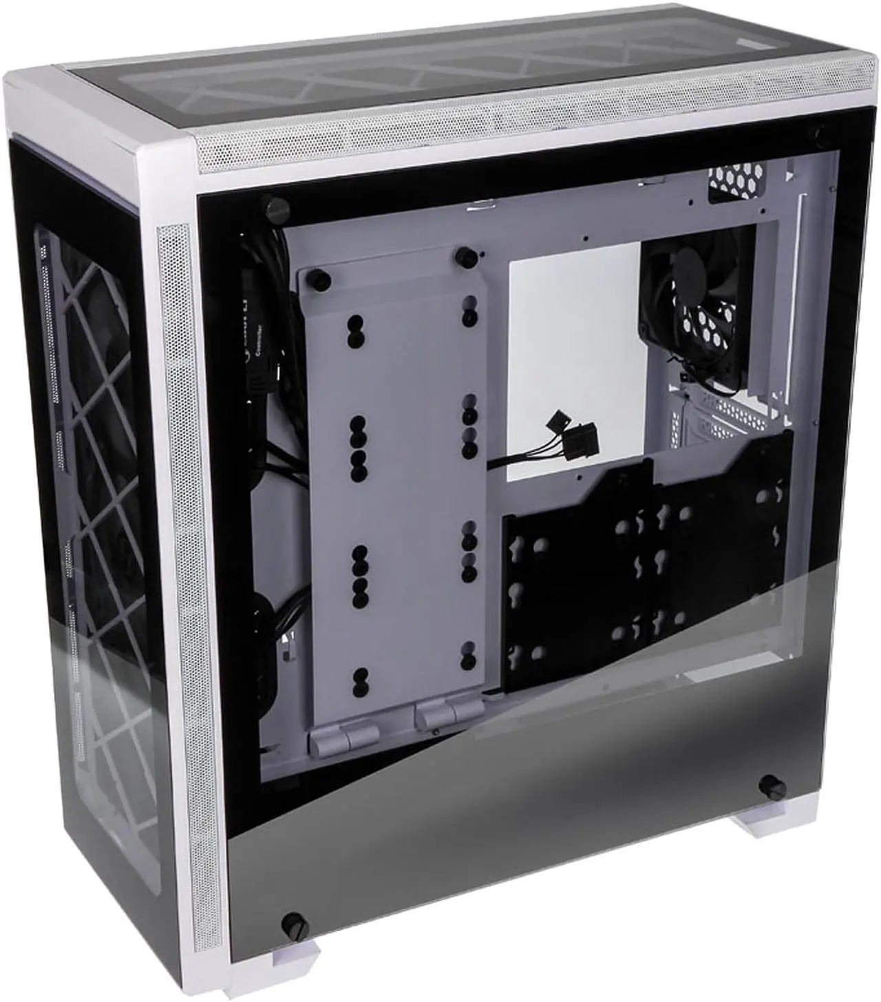Alt view image 14 of 17 - LIAN LI ALPHA 550W White SECC ATX Mid Tower Computer Case