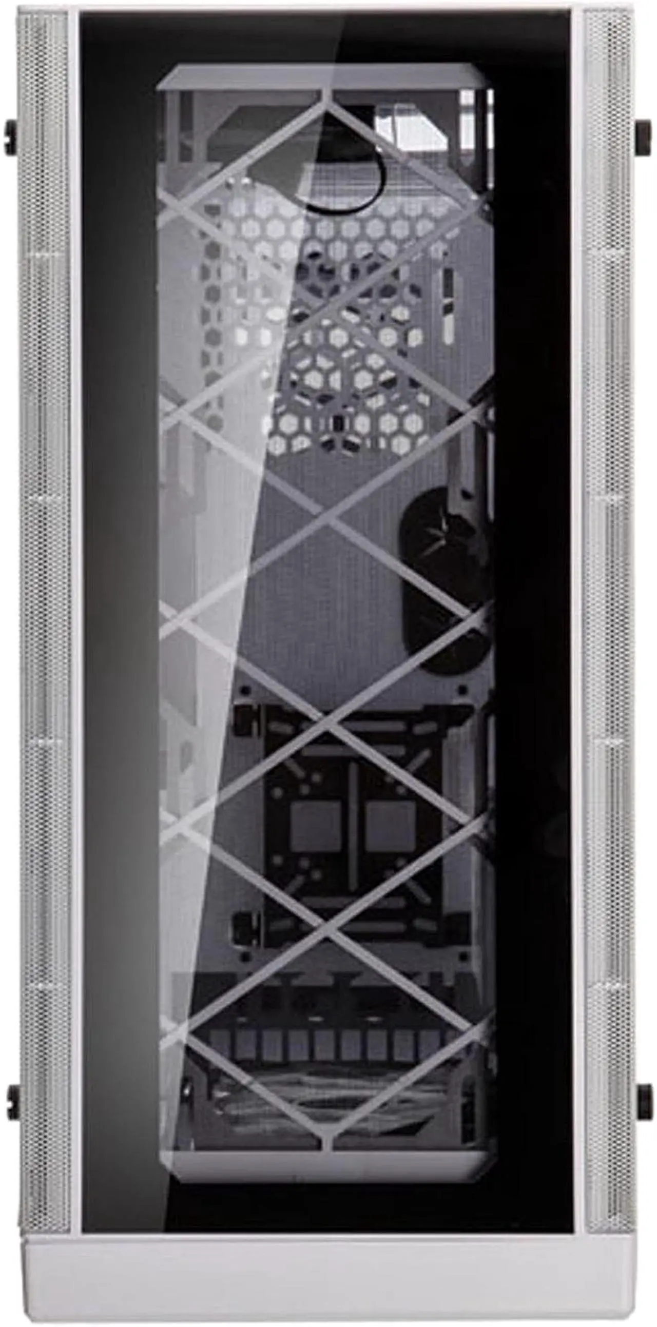 Alt view image 13 of 17 - LIAN LI ALPHA 550W White SECC ATX Mid Tower Computer Case