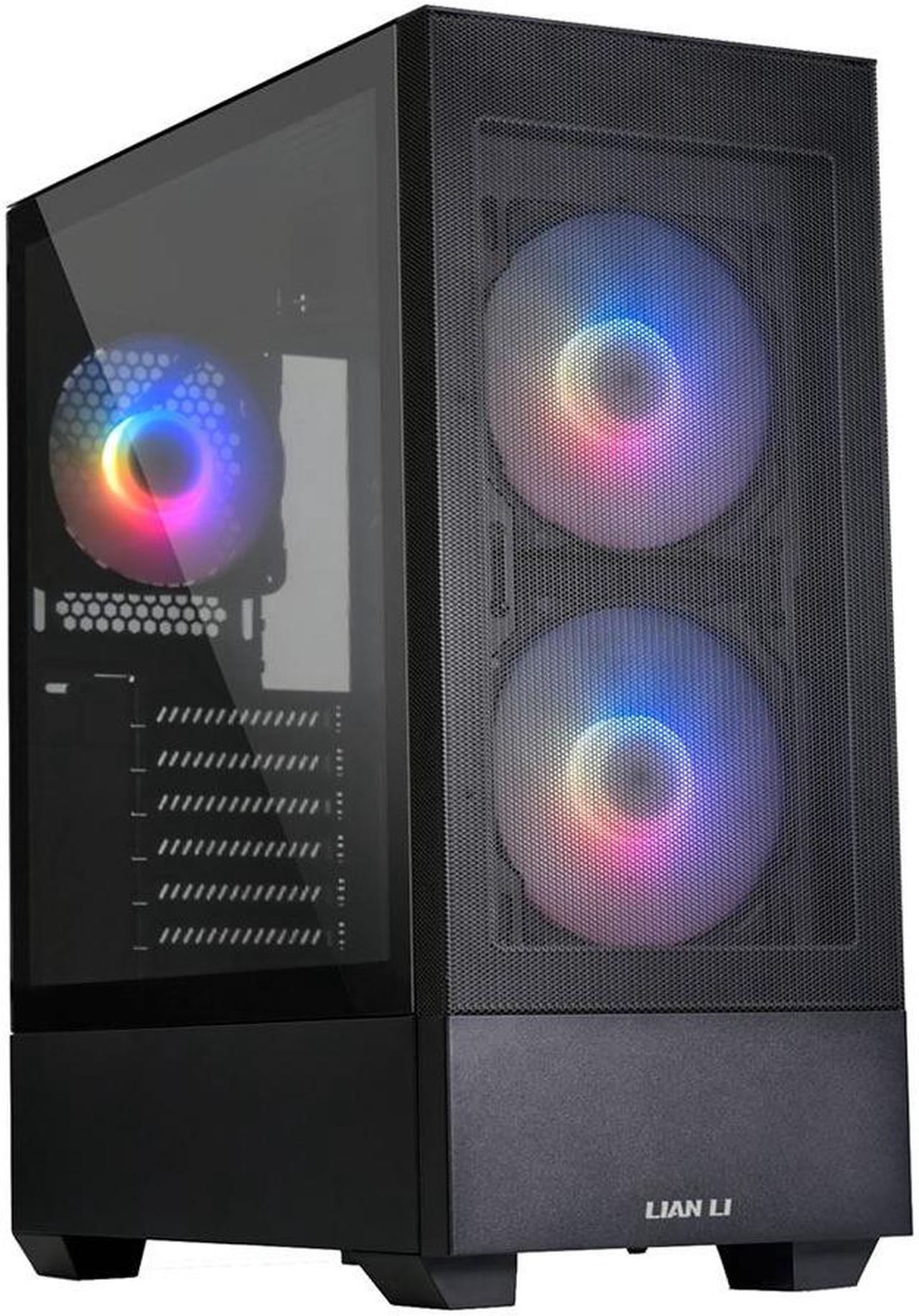 LIAN LI Lancool-205 LANCOOL 205 MESH C BLACK Black Steel / Tempered Glass ATX Mid Tower Computer Case