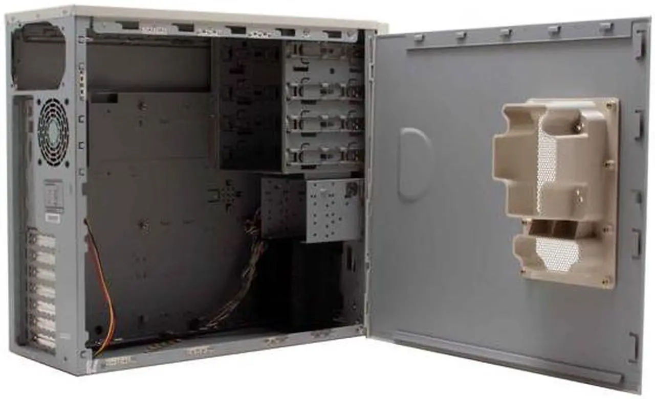 Alt view image 4 of 8 - Enlight 72500SZ Beige Steel ATX Mid Tower Computer Case