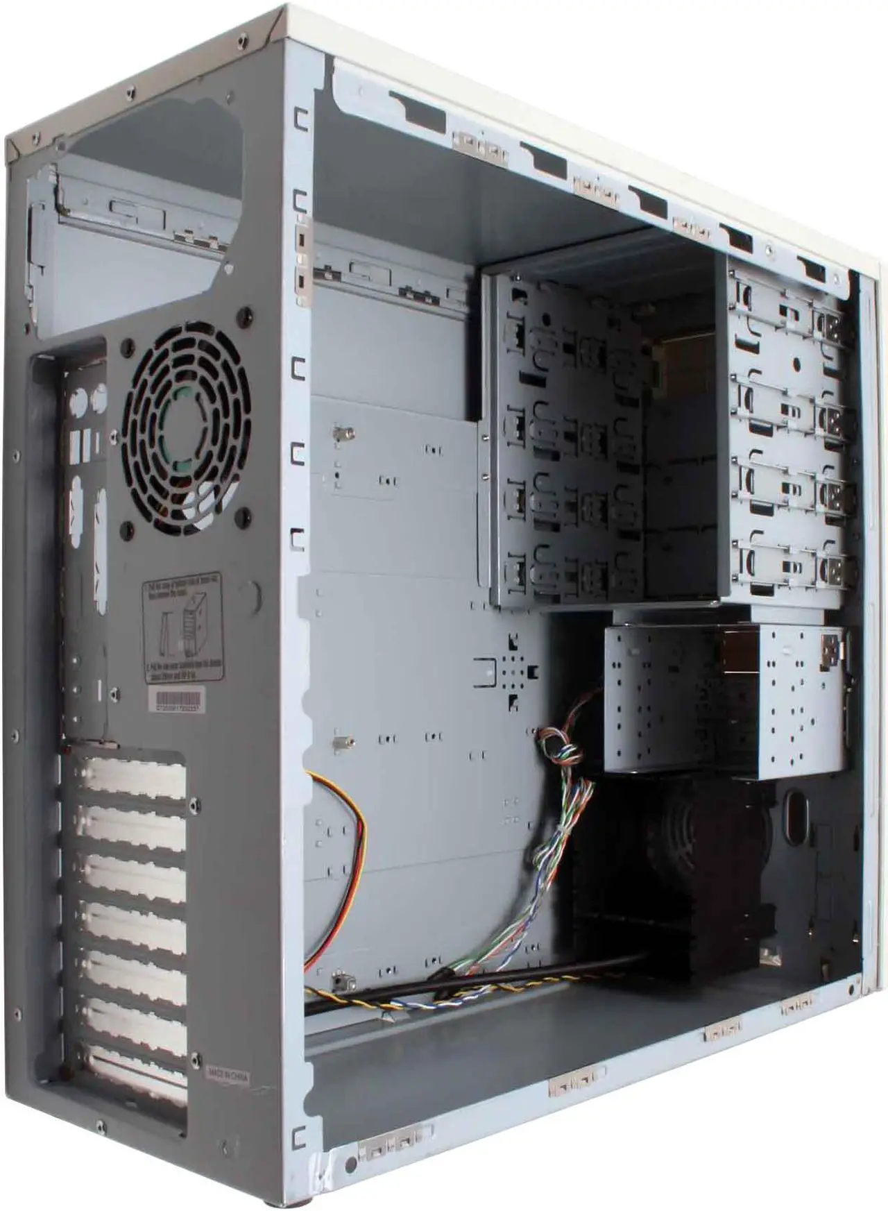 Alt view image 6 of 8 - Enlight 72500SZ Beige Steel ATX Mid Tower Computer Case