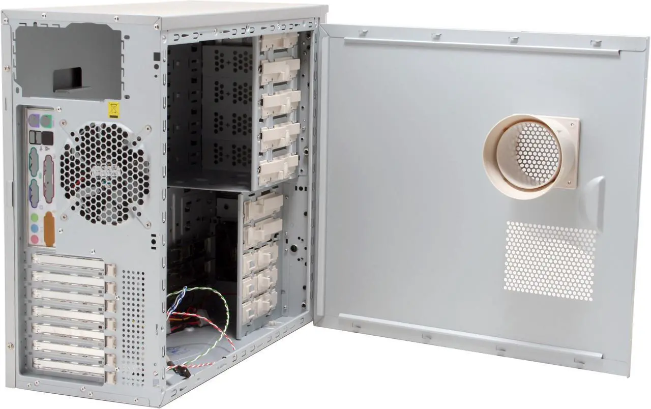 Alt view image 9 of 14 - Cooler Master CAVALIER 3 CAV-T03-UW Silver Aluminum Bezel, SECC Chassis ATX Mid Tower Computer Case