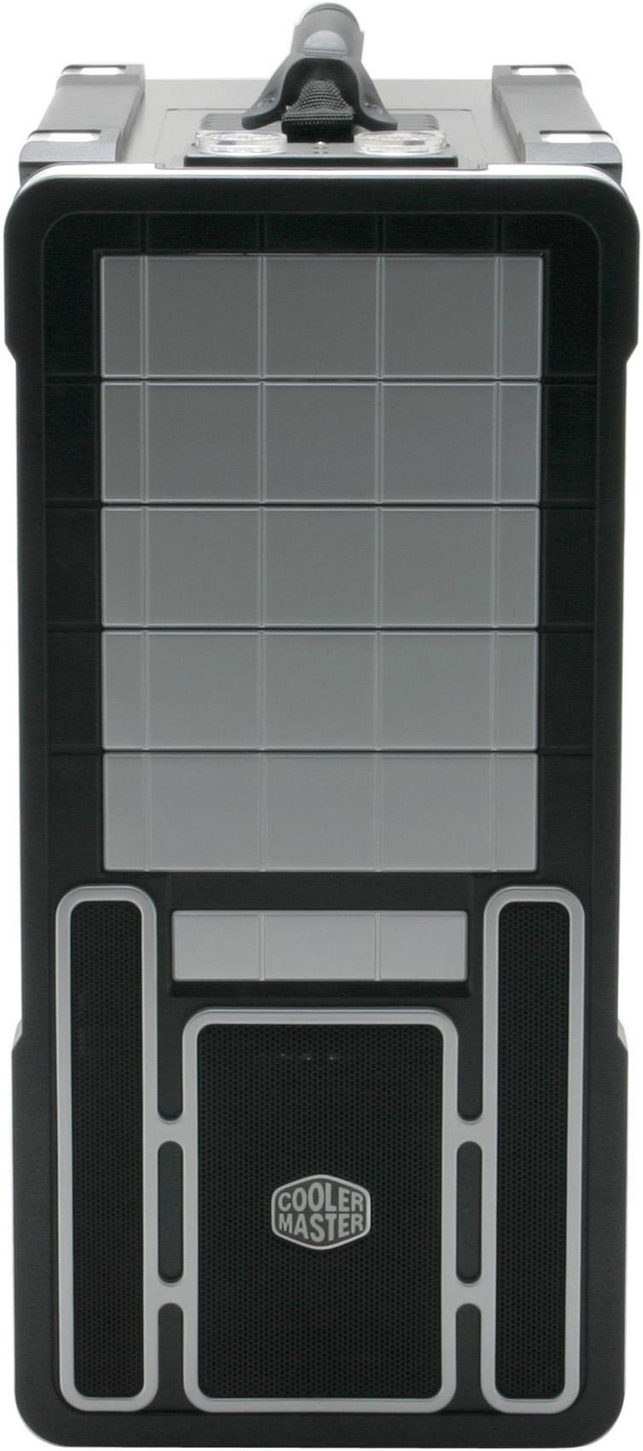 Alt view image 3 of 16 - Cooler Master Ammo 533 RC-533-SWN1 Black/ Silver Aluminum+Plastic front bezel; SECC chassis ATX Mid Tower Computer Case