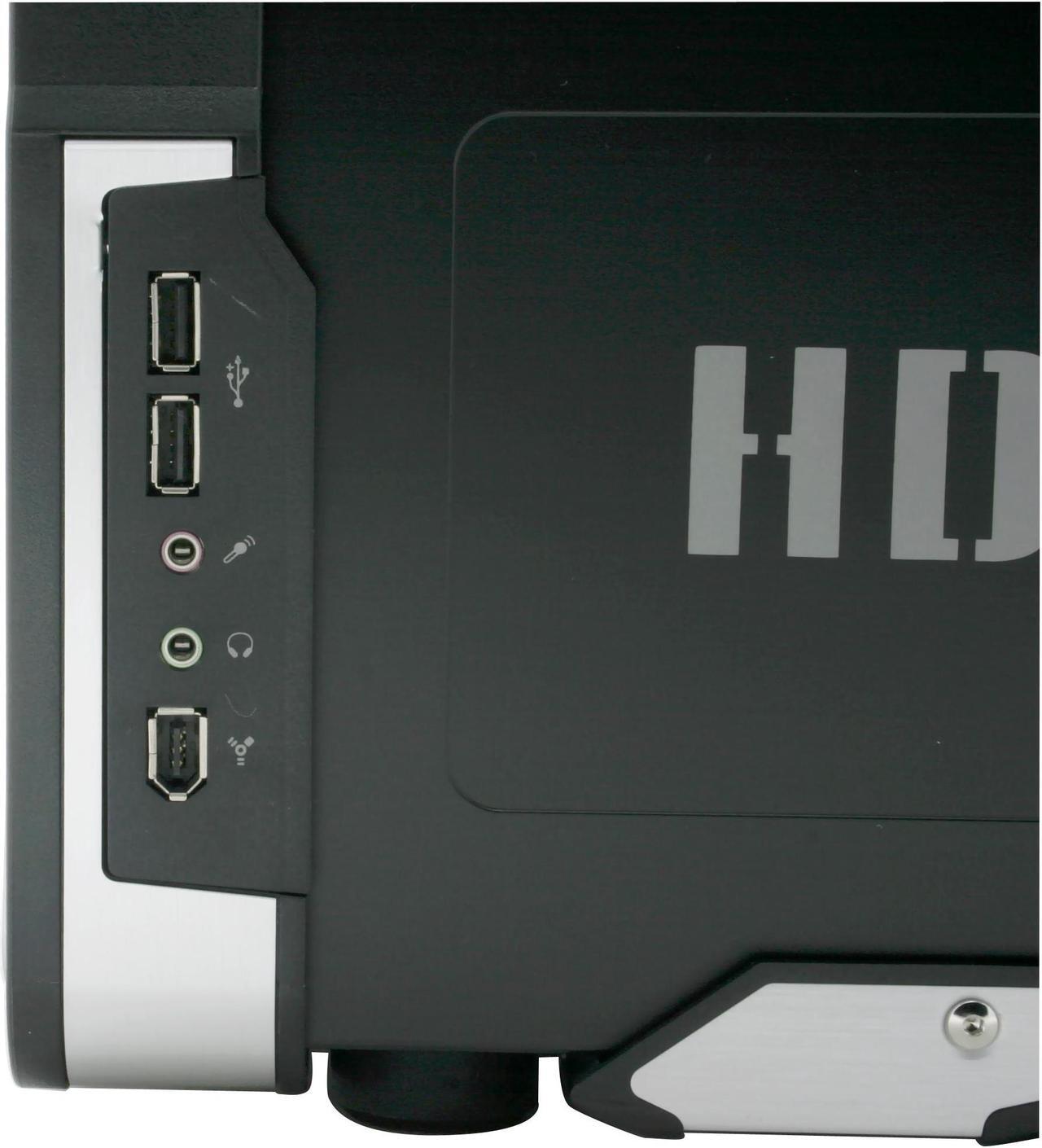 Alt view image 6 of 16 - Cooler Master Ammo 533 RC-533-SWN1 Black/ Silver Aluminum+Plastic front bezel; SECC chassis ATX Mid Tower Computer Case