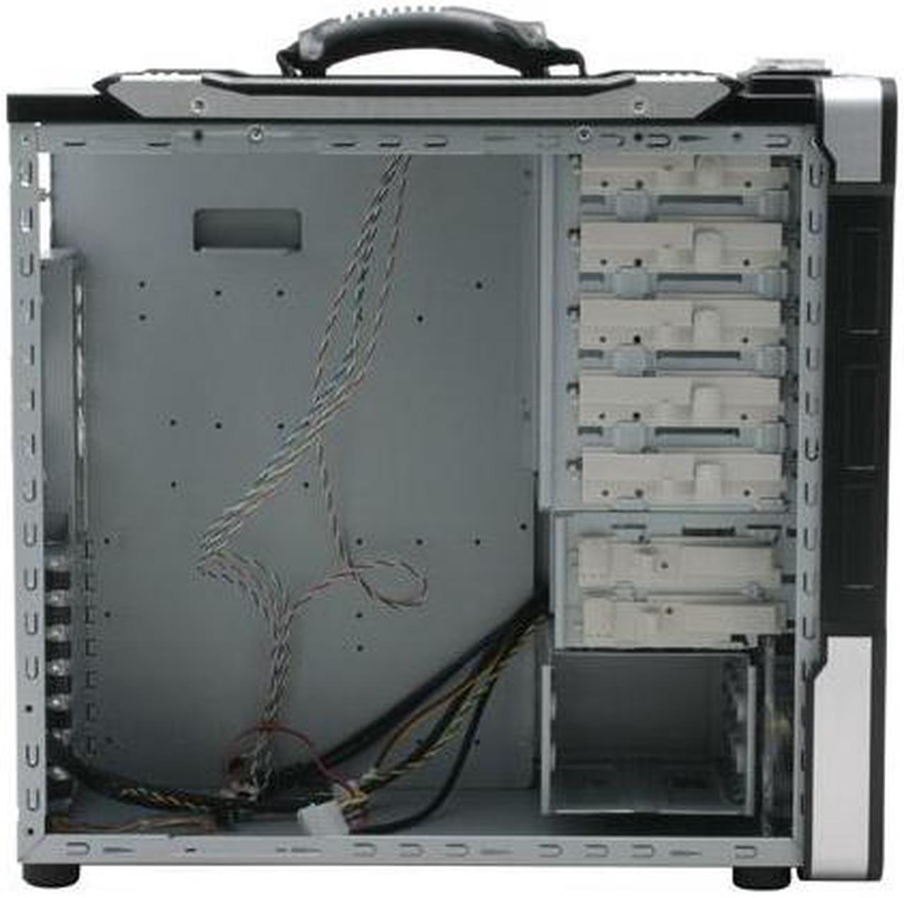 Alt view image 9 of 16 - Cooler Master Ammo 533 RC-533-SWN1 Black/ Silver Aluminum+Plastic front bezel; SECC chassis ATX Mid Tower Computer Case