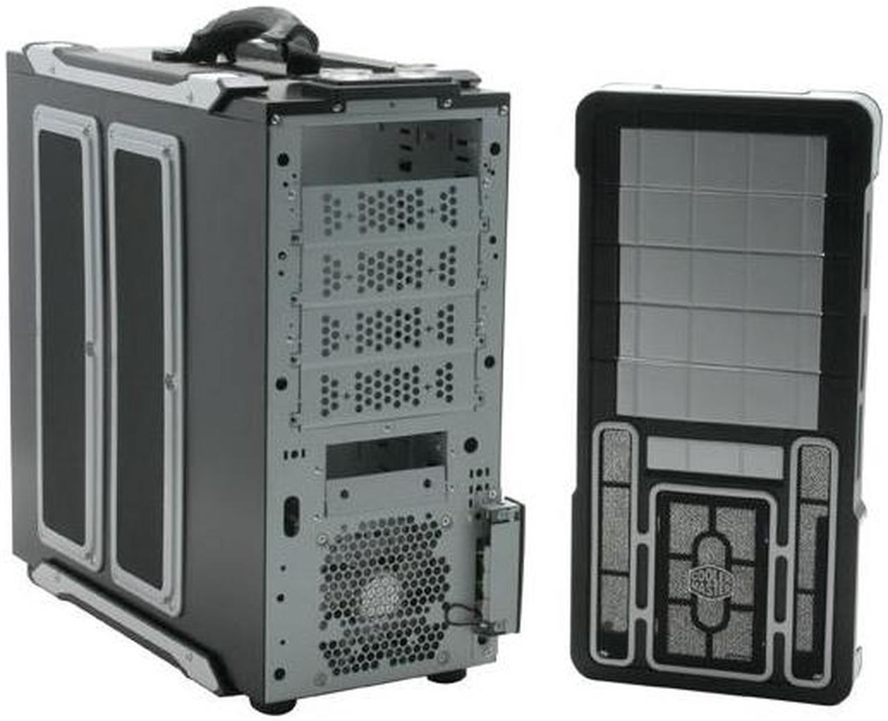 Alt view image 14 of 16 - Cooler Master Ammo 533 RC-533-SWN1 Black/ Silver Aluminum+Plastic front bezel; SECC chassis ATX Mid Tower Computer Case