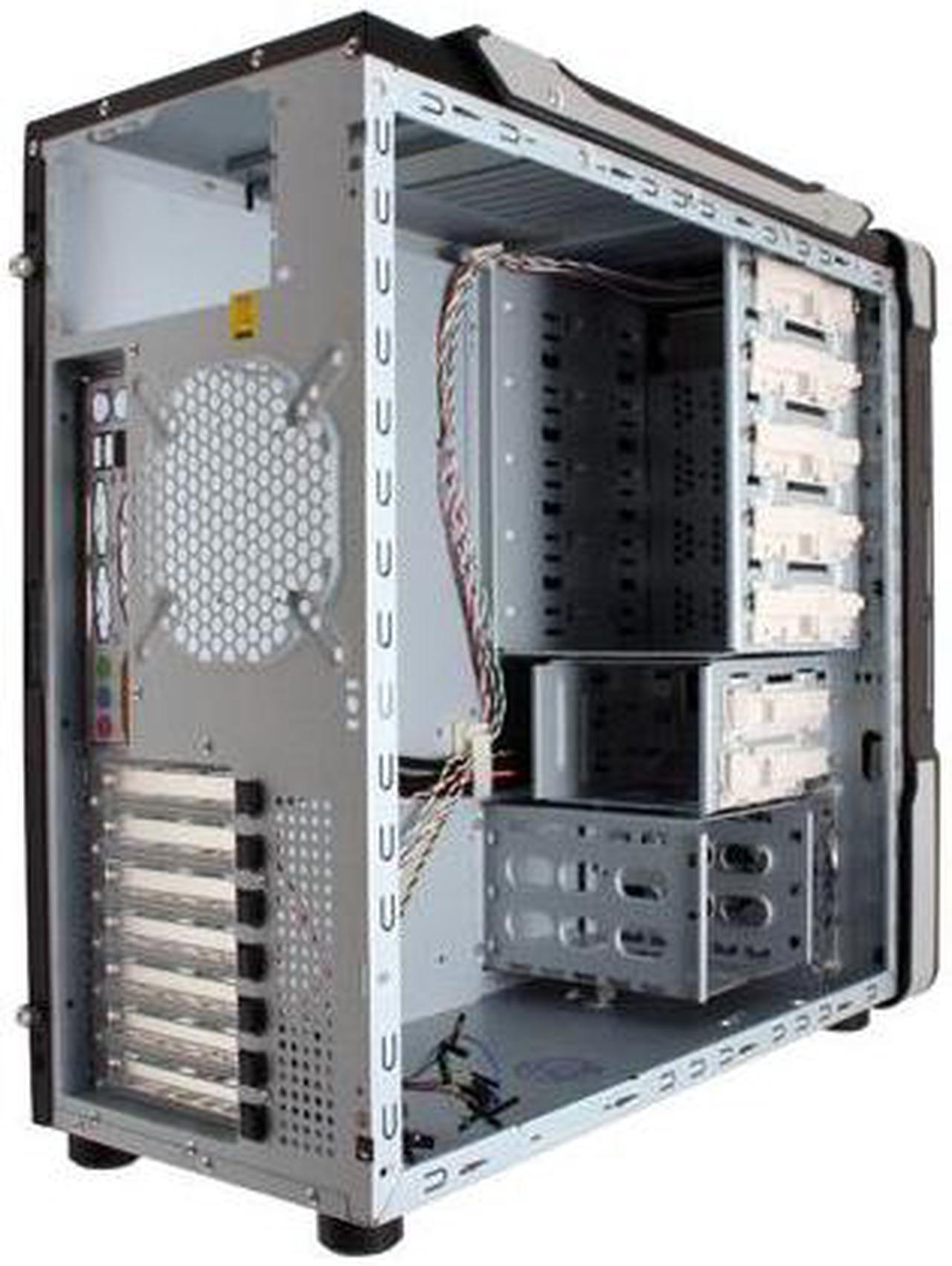 Alt view image 10 of 16 - Cooler Master Ammo 533 RC-533-SWN1 Black/ Silver Aluminum+Plastic front bezel; SECC chassis ATX Mid Tower Computer Case