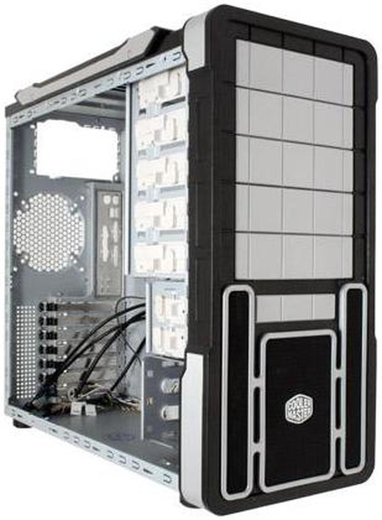 Alt view image 11 of 16 - Cooler Master Ammo 533 RC-533-SWN1 Black/ Silver Aluminum+Plastic front bezel; SECC chassis ATX Mid Tower Computer Case