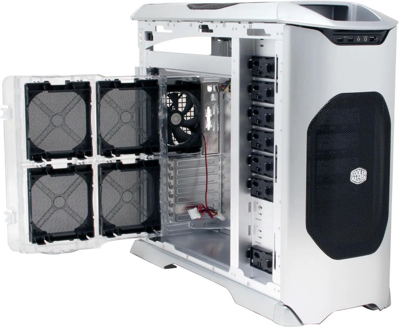 Alt view image 11 of 17 - COOLER MASTER Stacker 830 RC-830-SSN3-GP Silver Aluminum ATX Full Tower Computer Case