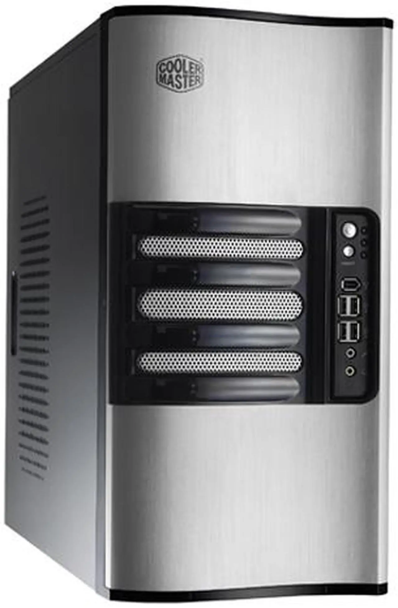 Main image of COOLER MASTER iTower RC-930-SKN1-GP Silver SECC Body, Aluminum Bezel with Hot-Swappable Drive Bays ATX Mid Tower Computer Case