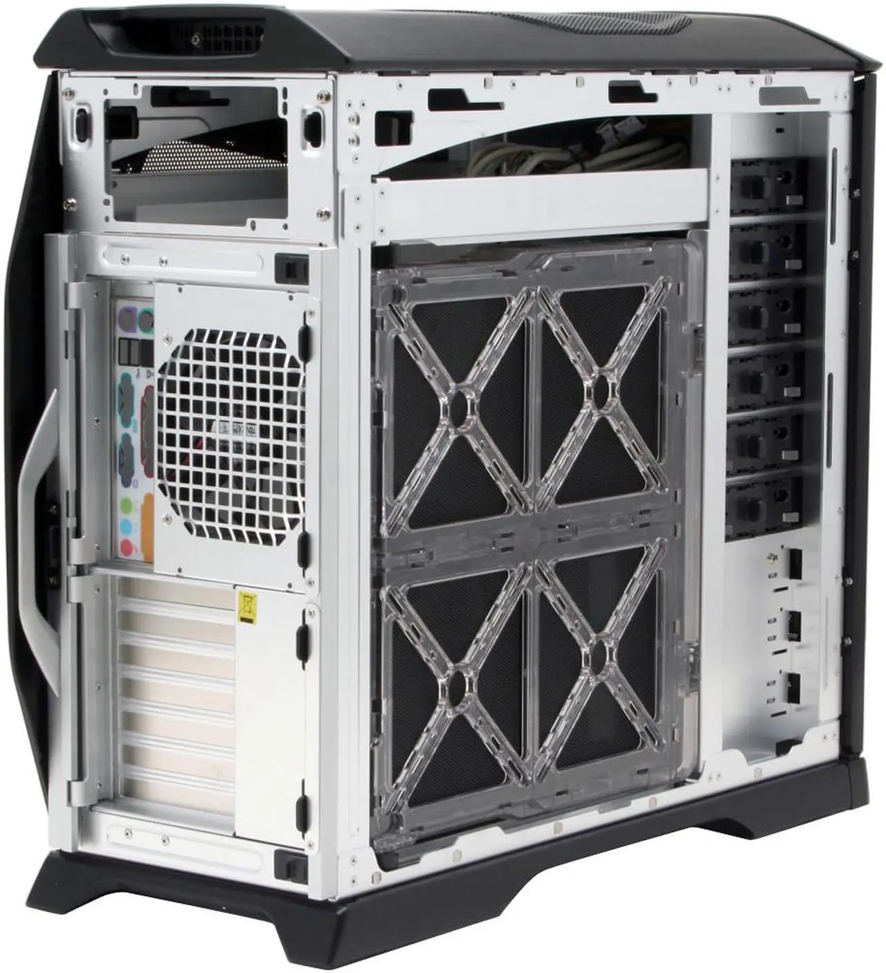 Alt view image 9 of 19 - Cooler Master Stacker RC-832-KKN1-GP Black Aluminum ATX Full Tower Computer Case