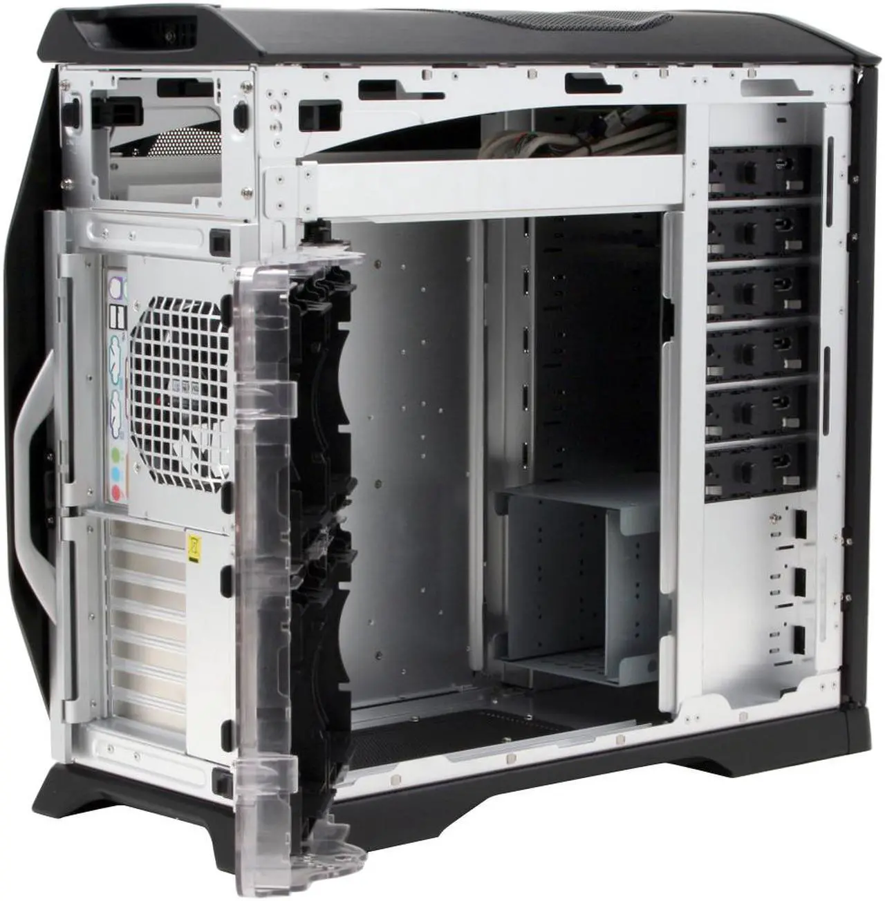 Alt view image 13 of 19 - Cooler Master Stacker RC-832-KKN1-GP Black Aluminum ATX Full Tower Computer Case