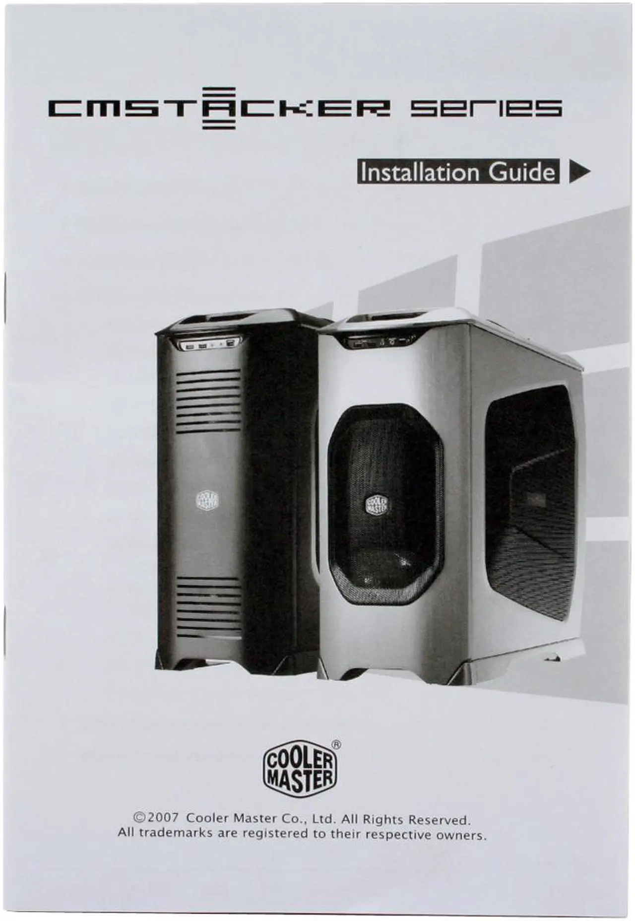 Alt view image 18 of 19 - Cooler Master Stacker RC-832-KKN1-GP Black Aluminum ATX Full Tower Computer Case