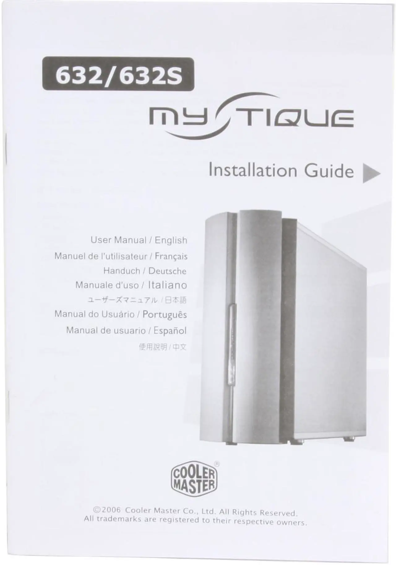 Alt view image 15 of 16 - Cooler Master Mystique RC-632S-KKN1-GP Black Aluminum/ SECC ATX Mid Tower Computer Case