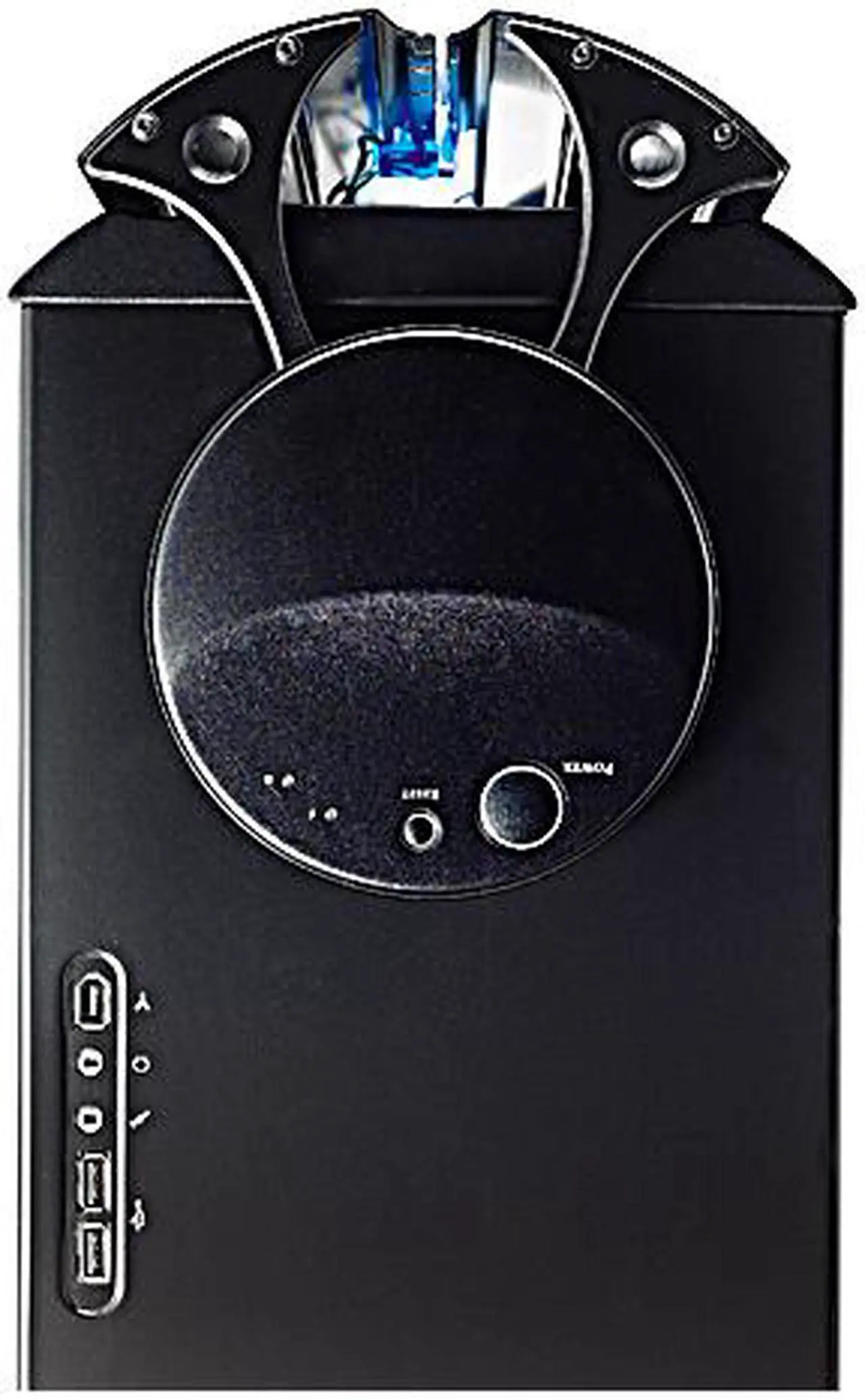 Alt view image 5 of 16 - Cooler Master Mystique RC-632S-KKN1-GP Black Aluminum/ SECC ATX Mid Tower Computer Case