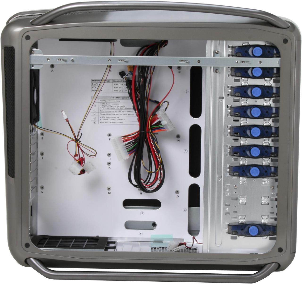 Alt view image 7 of 12 - Cooler Master COSMOS S RC-1100-KKN1-GP Black Aluminum ATX Full Tower Computer Case