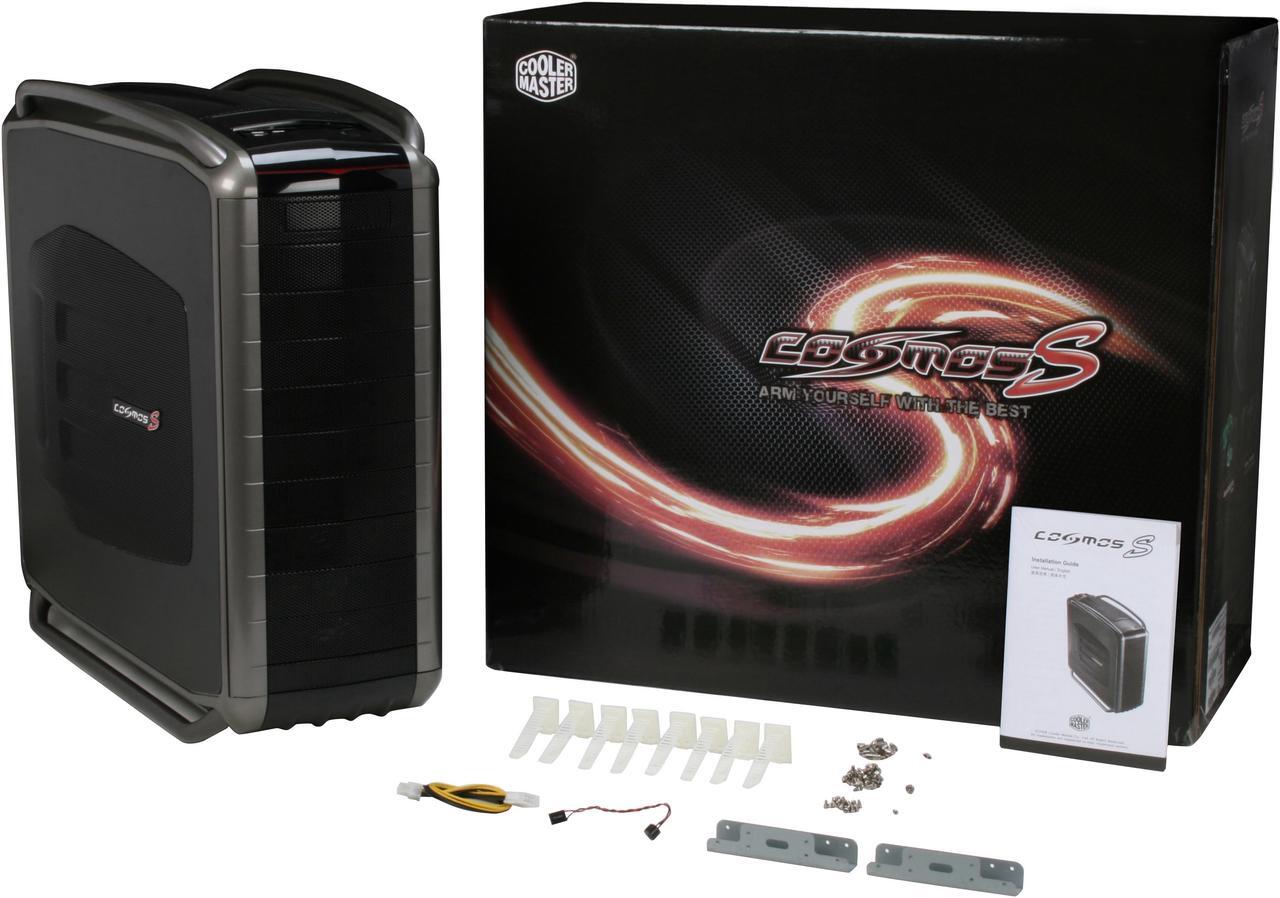 Alt view image 12 of 12 - Cooler Master COSMOS S RC-1100-KKN1-GP Black Aluminum ATX Full Tower Computer Case