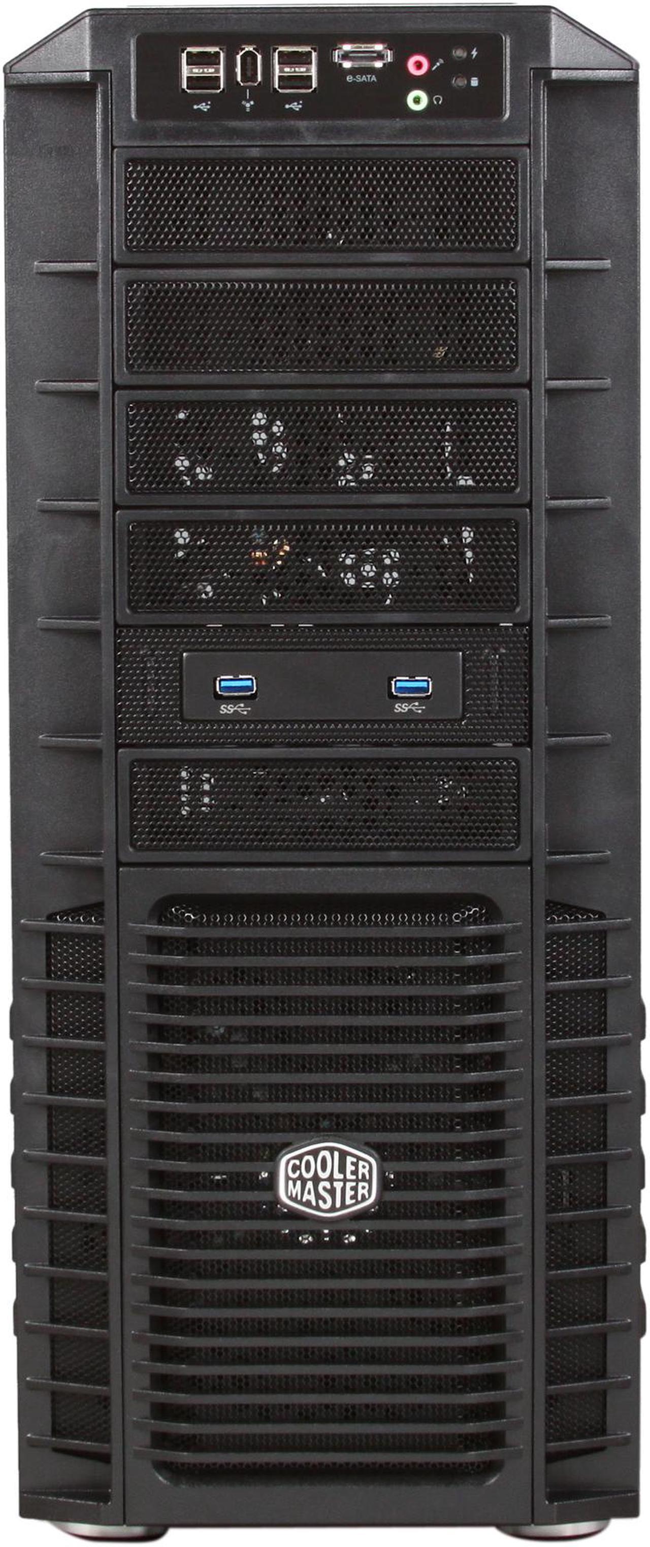 Alt view image 2 of 10 - Cooler Master HAF 932 Advanced - High Air Flow Full Tower Computer Case with USB 3.0 and All-Black Interior