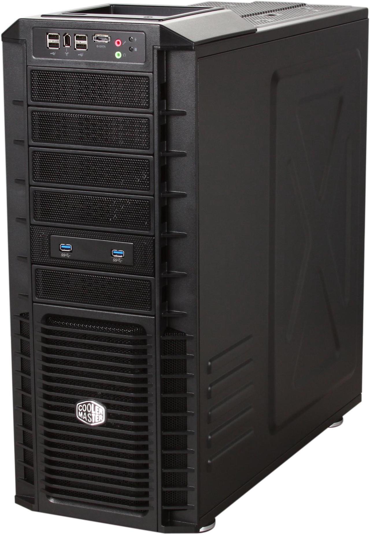 Alt view image 3 of 10 - Cooler Master HAF 932 Advanced - High Air Flow Full Tower Computer Case with USB 3.0 and All-Black Interior