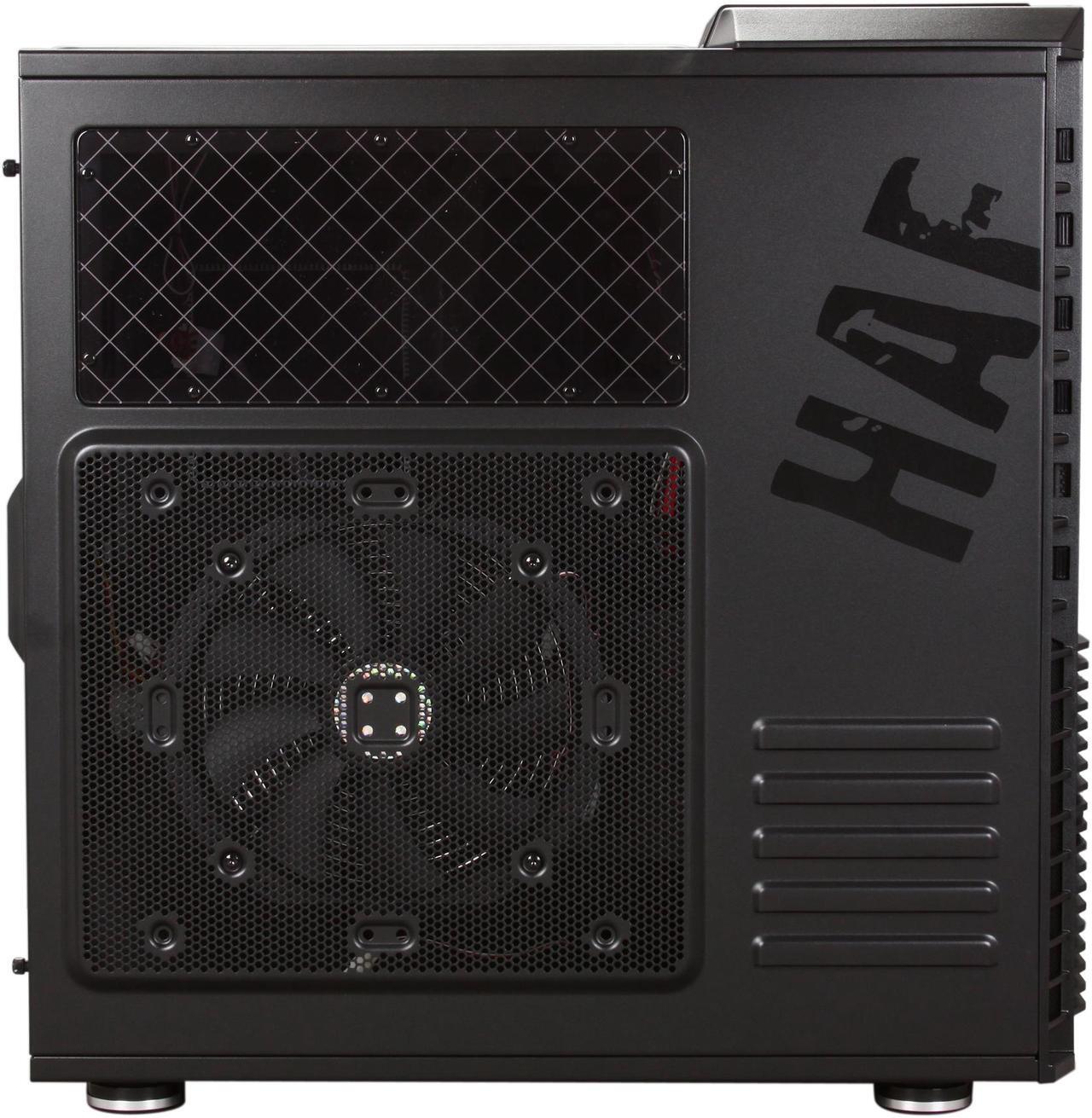 Alt view image 4 of 10 - Cooler Master HAF 932 Advanced - High Air Flow Full Tower Computer Case with USB 3.0 and All-Black Interior