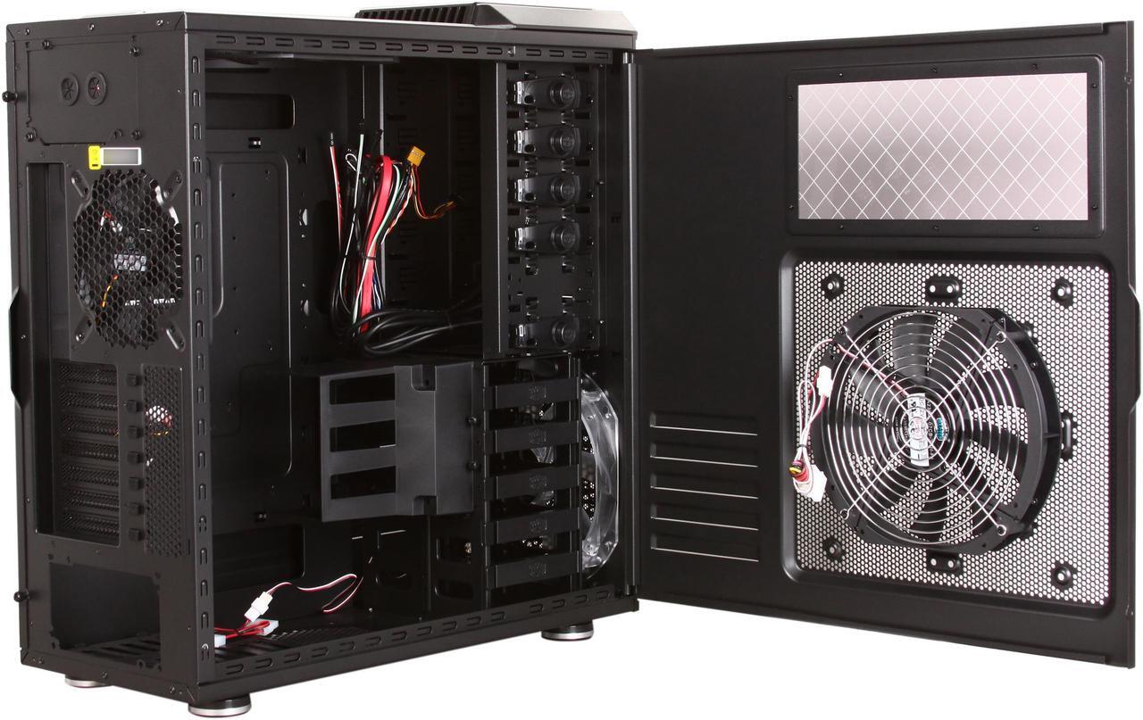 Alt view image 5 of 10 - Cooler Master HAF 932 Advanced - High Air Flow Full Tower Computer Case with USB 3.0 and All-Black Interior