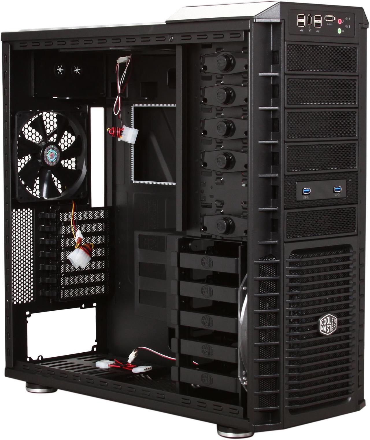 Alt view image 7 of 10 - Cooler Master HAF 932 Advanced - High Air Flow Full Tower Computer Case with USB 3.0 and All-Black Interior