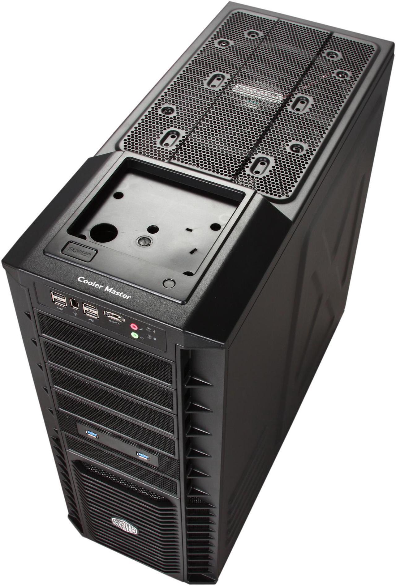 Alt view image 8 of 10 - Cooler Master HAF 932 Advanced - High Air Flow Full Tower Computer Case with USB 3.0 and All-Black Interior