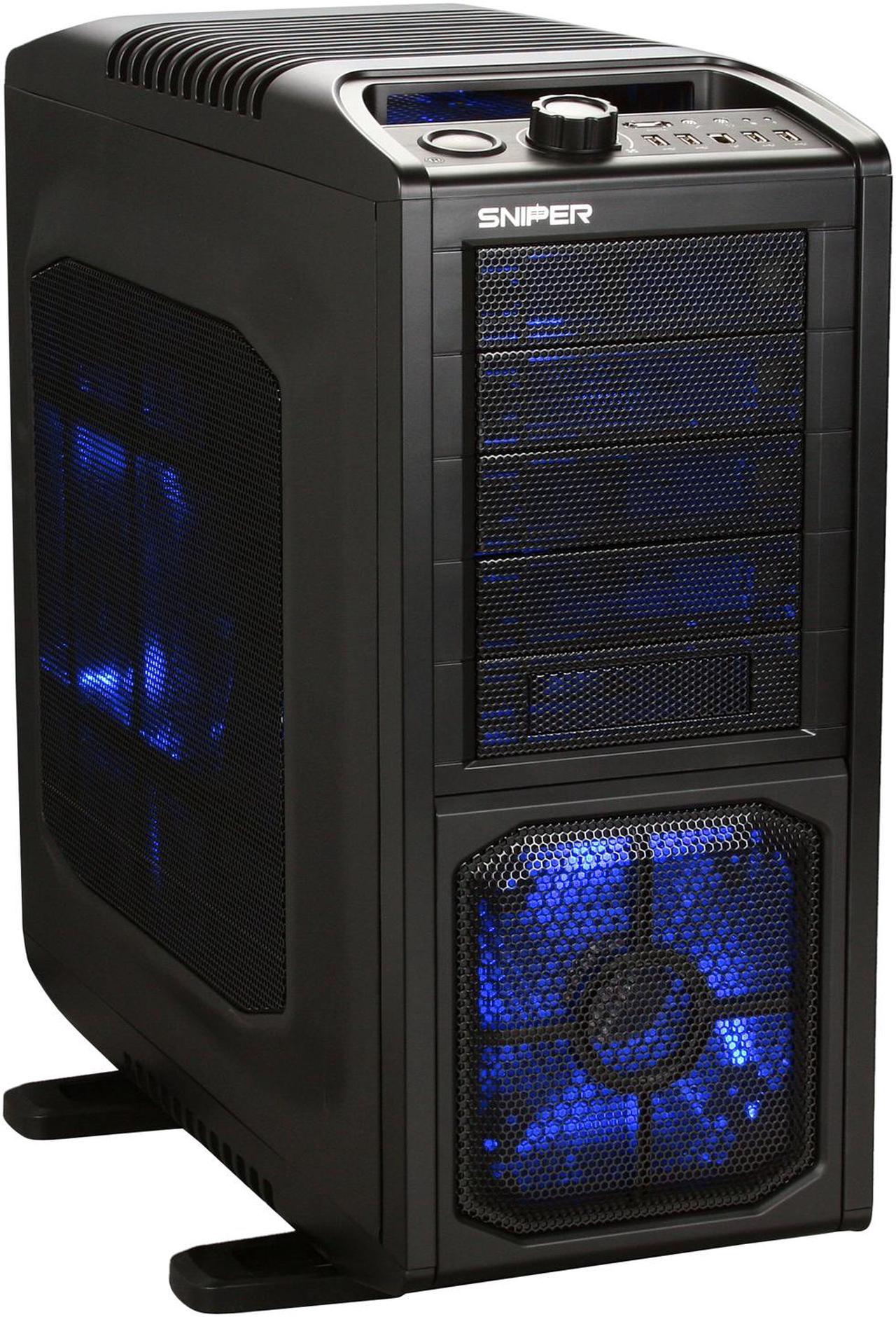 CM Storm Sniper - Gaming Mid Tower Computer Case with Fan Controller and LED Light Switch