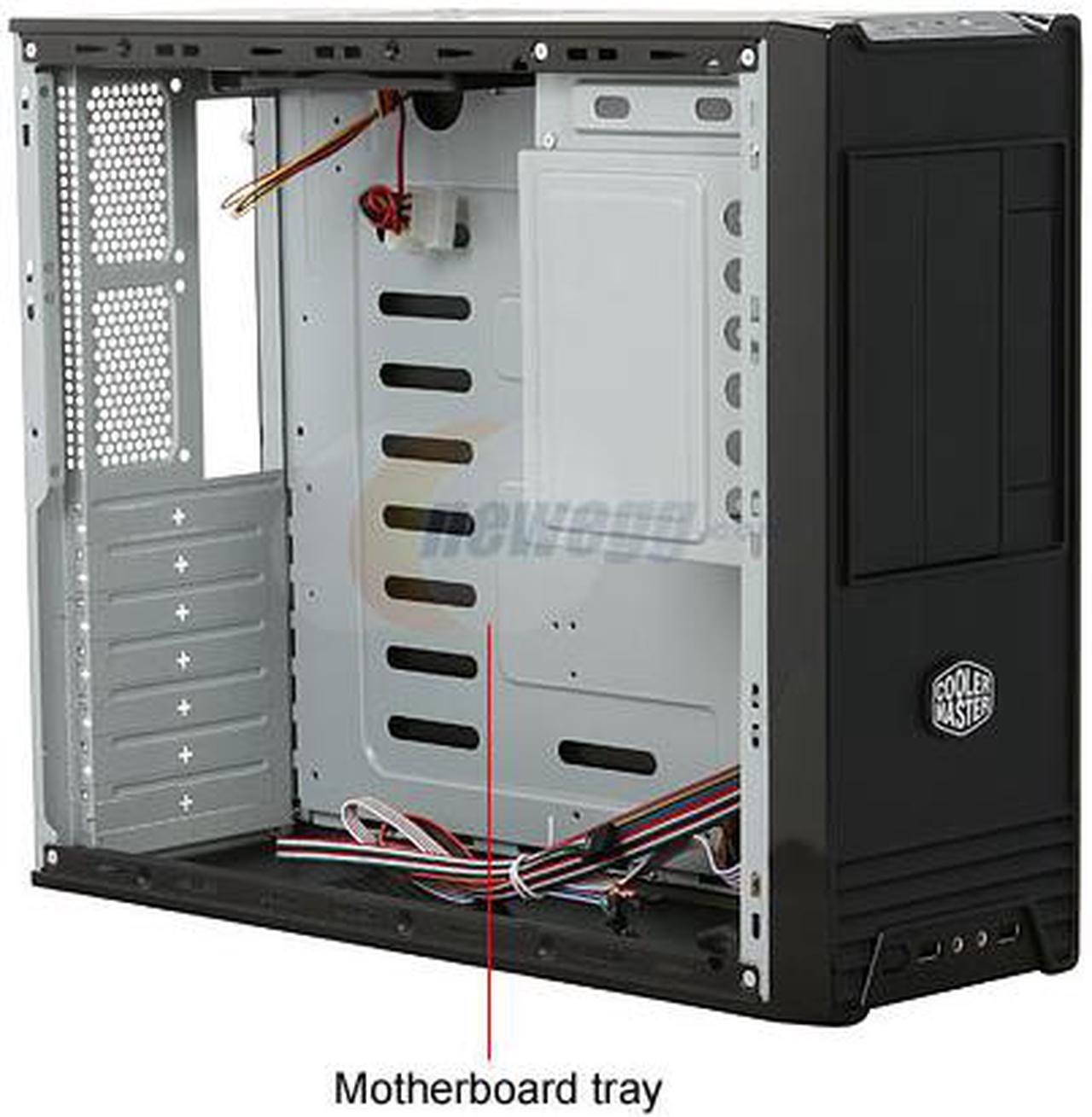 Alt view image 8 of 13 - Cooler Master Elite 360 RC-360-KKN1-GP Black Steel / Plastic ATX Mini Tower Computer Case
