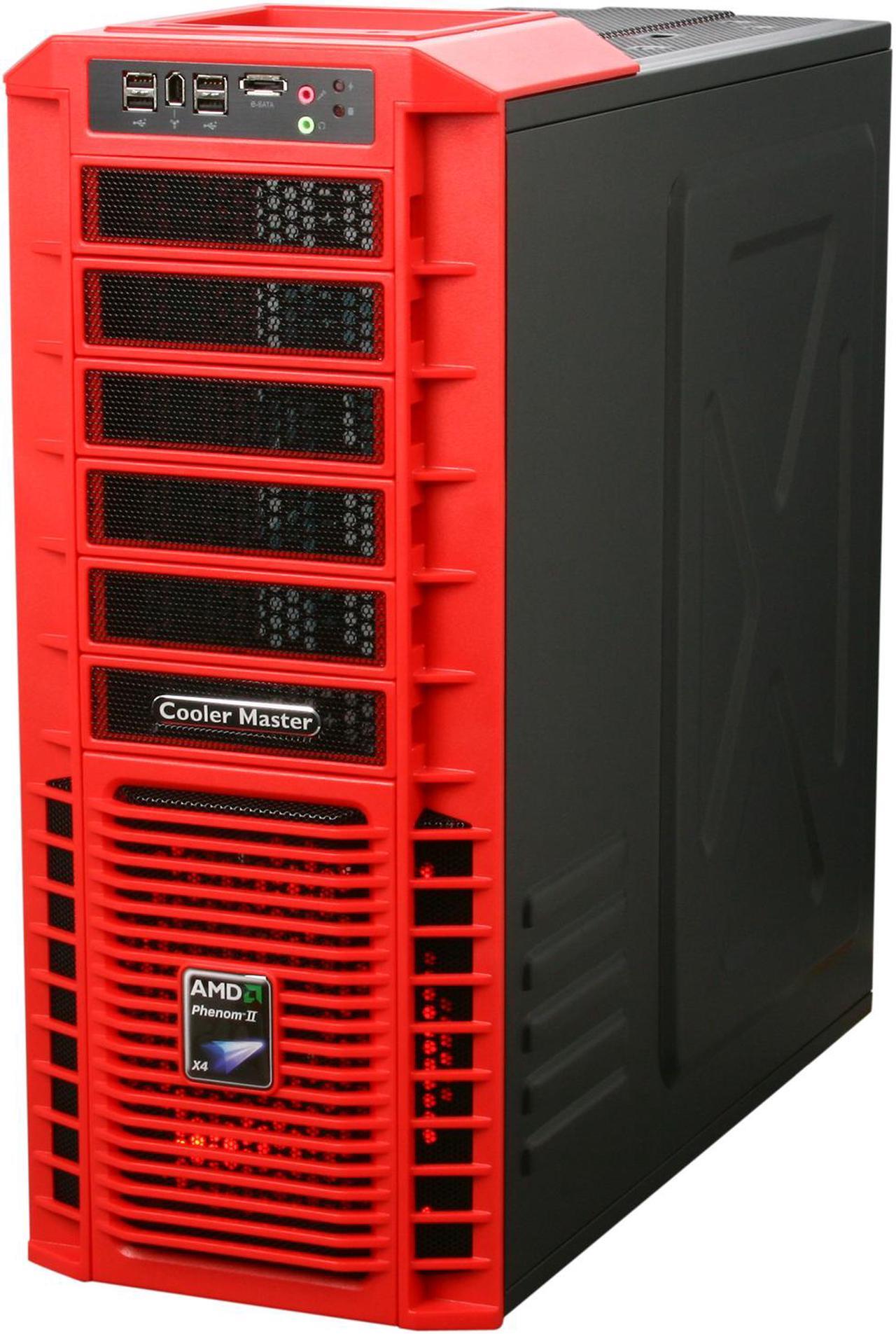 Alt view image 3 of 10 - Cooler Master HAF 932 AMD Limited Edition AM-932-RWN1-GP Red Steel / Plastic / Mesh bezel ATX Full Tower Computer Case