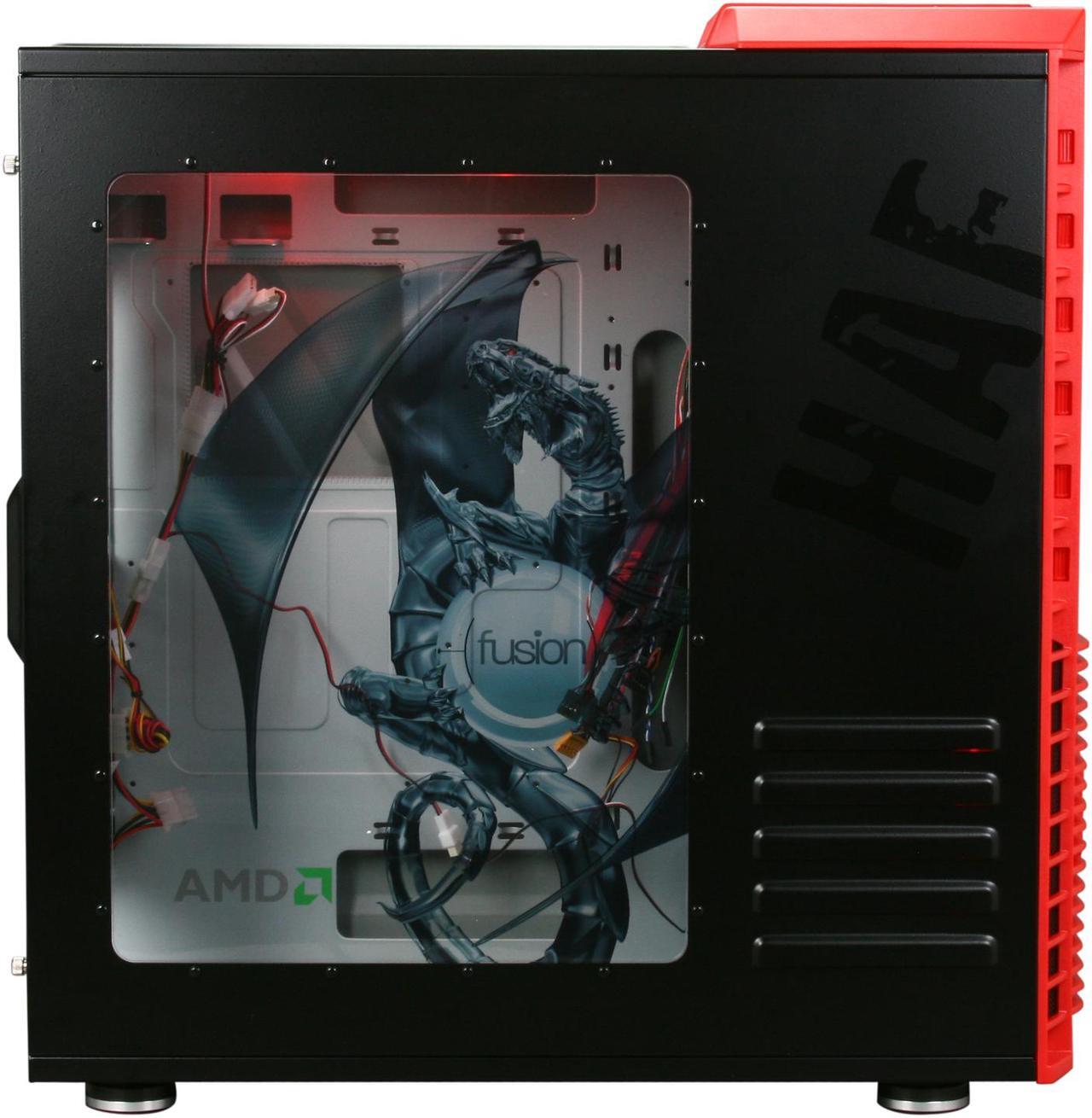 Alt view image 4 of 10 - Cooler Master HAF 932 AMD Limited Edition AM-932-RWN1-GP Red Steel / Plastic / Mesh bezel ATX Full Tower Computer Case